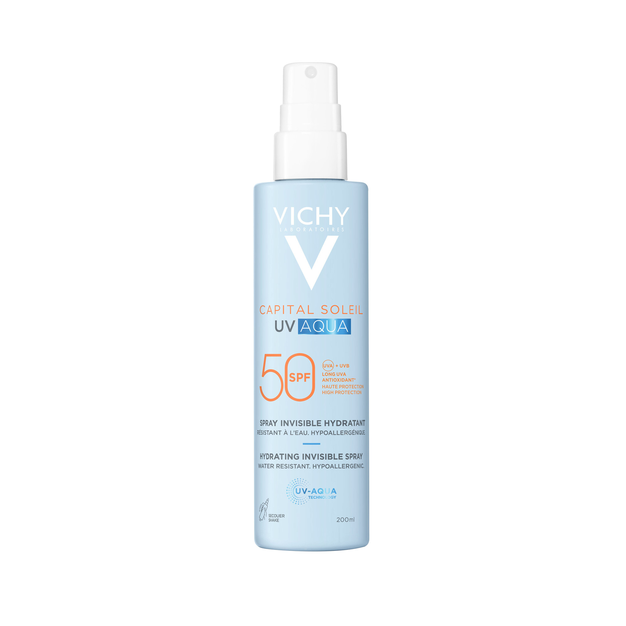 Capital Soleil Uv spray de cuerpo hidratante invisible 200 ml - vue 3
