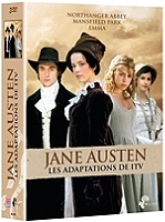 coffret Jane Austin, les adaptations de ITV : Emma ; Mansfield Park ; Northanger Abbey