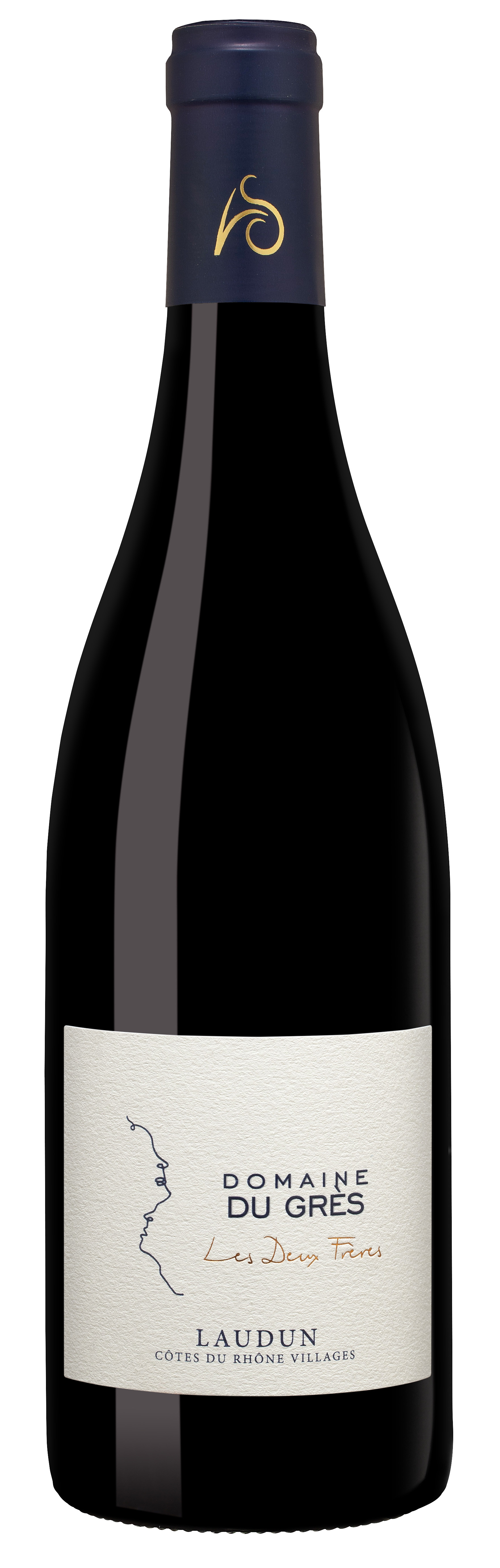 Domaine du Grés - Les Deux Frères, 2021 - Côtes du Rhône Villages Laudun AOP - Rouge - 75 cl