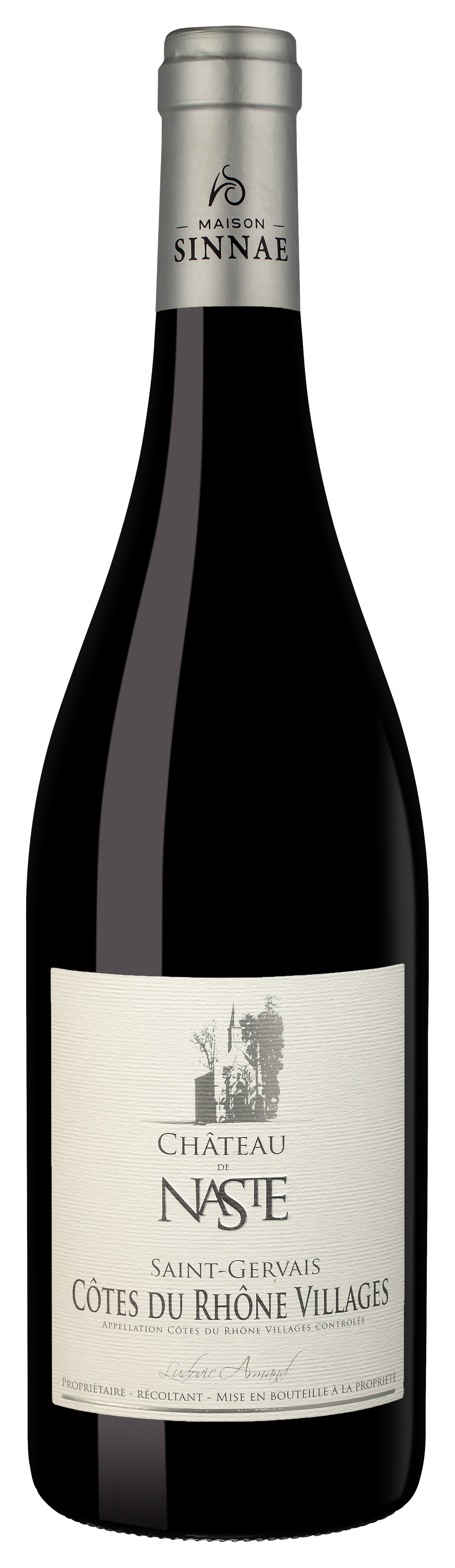 Château de Naste, 2019 - Côtes du Rhône Villages Saint-Gervais AOP - Rouge - 75 cl