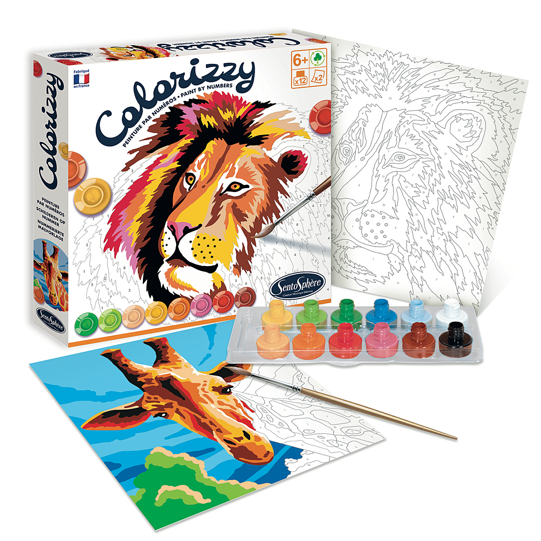 Peinture par numéros SentoSphère Colorizzy Savane