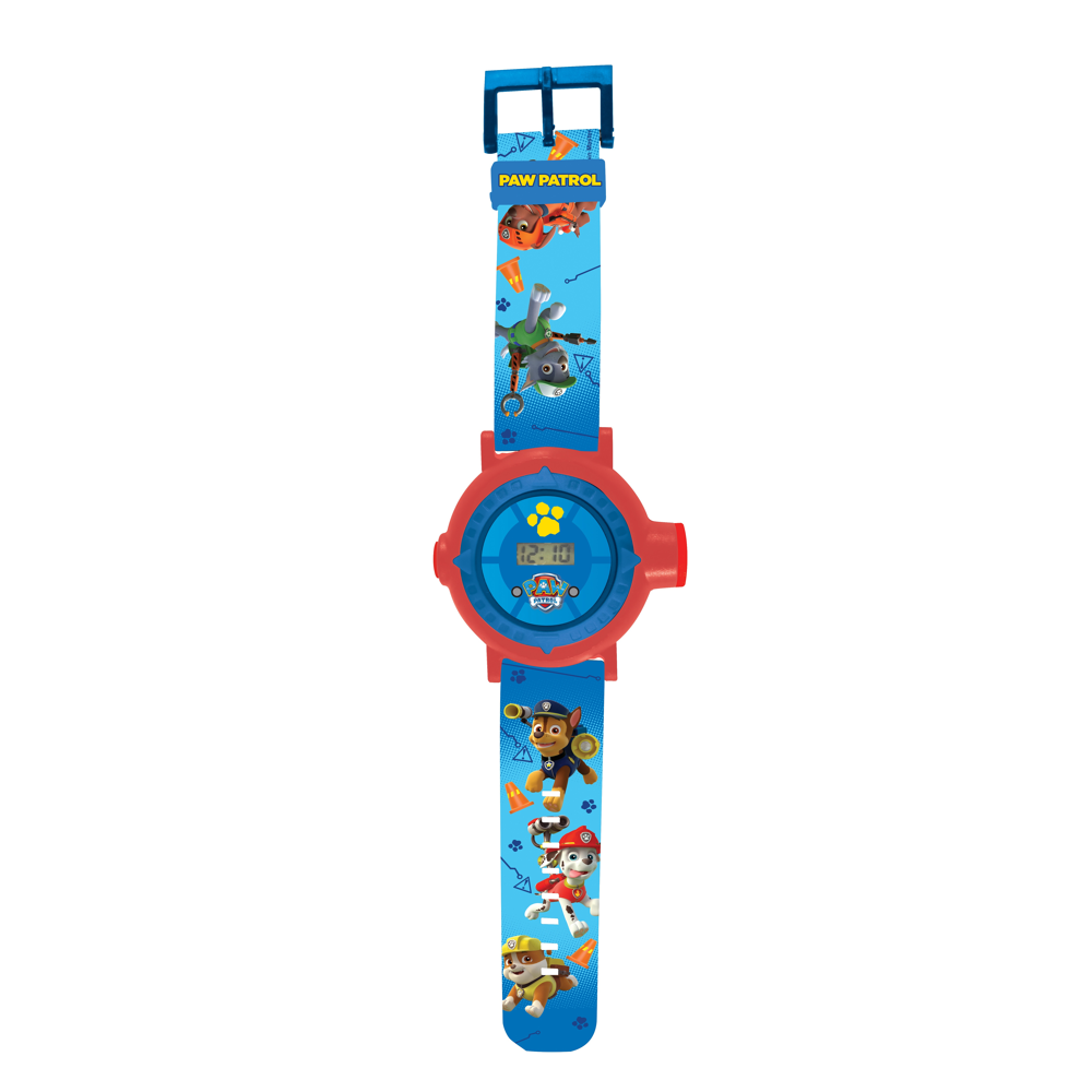 Montre digitale avec projection de 20 images design Pat' Patrouille