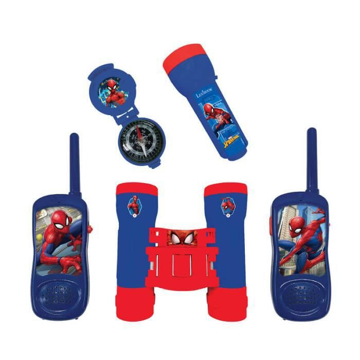 Kit d’aventurier avec Talkie-Walkies portée 120m Spider-Man