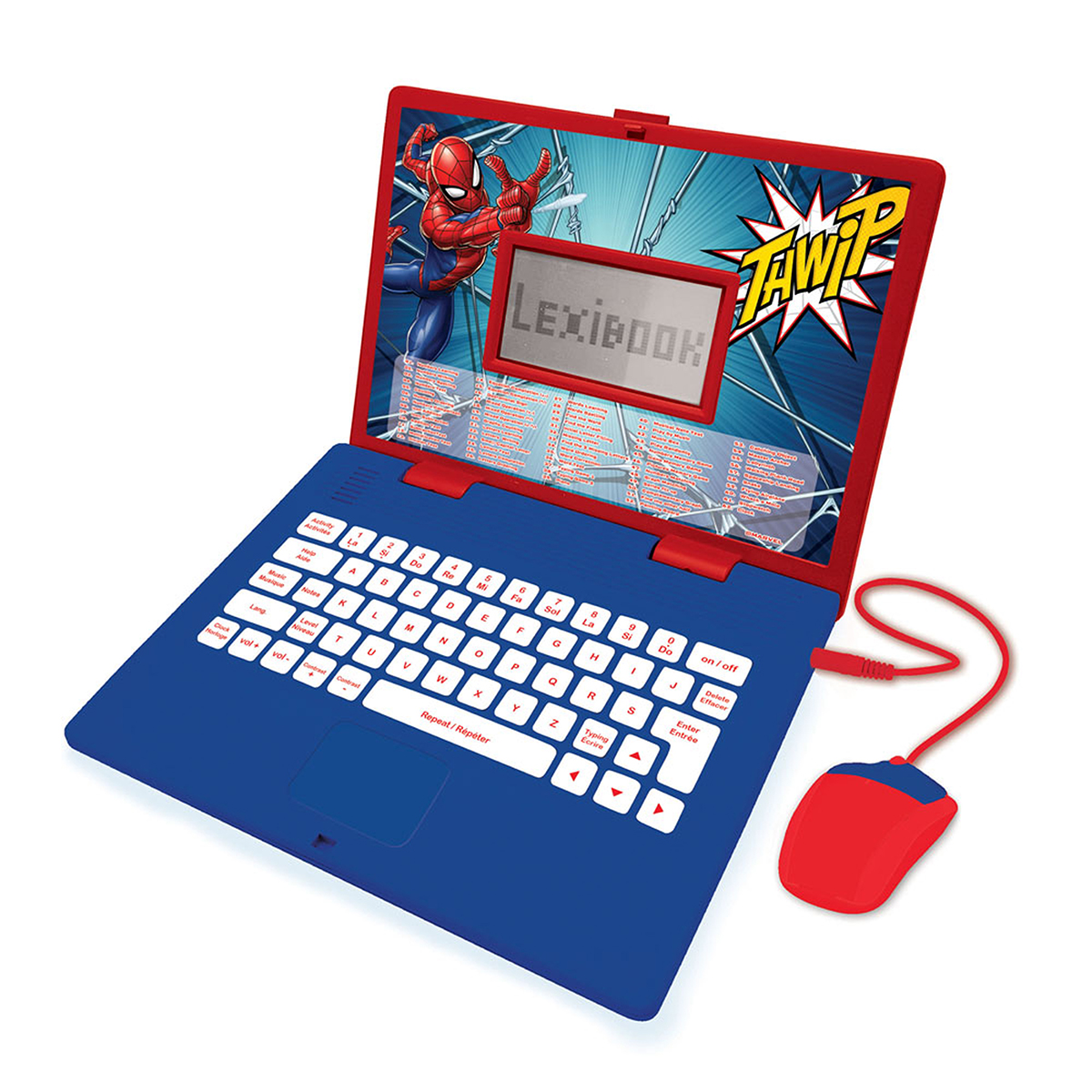 Ordinateur éducatif SpiderMan – 124 activités (Français/Anglais)