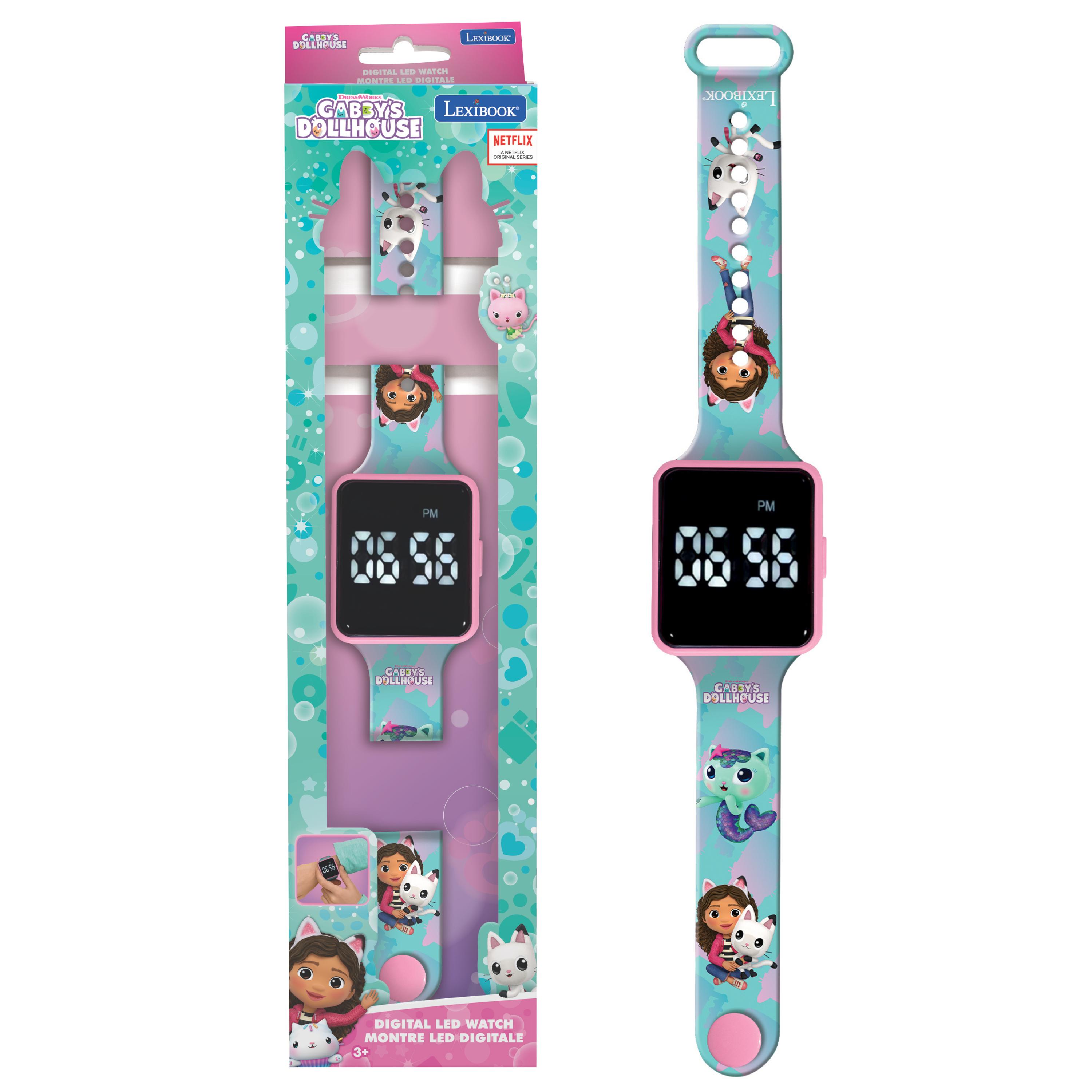 Lexibook Gabby et la Maison Magique Montre LED connectée Bracelet ajustable