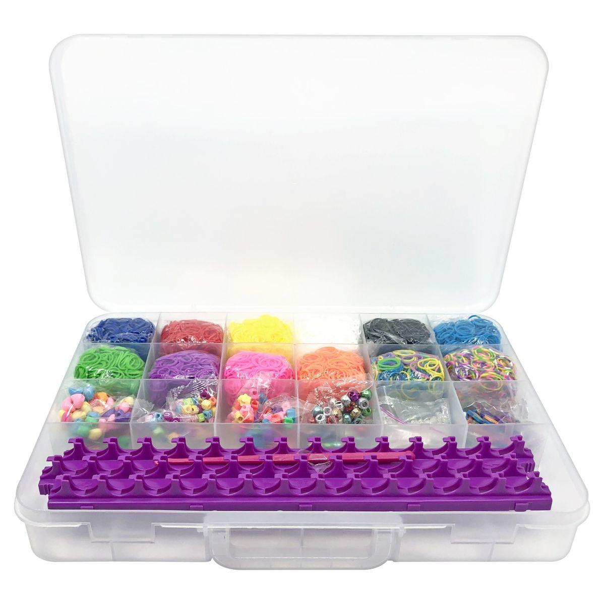 Coffret Géant Studio Élastique à Tisser LEXIBOOK – 5600 Élastiques et 360 Perles - vue 2