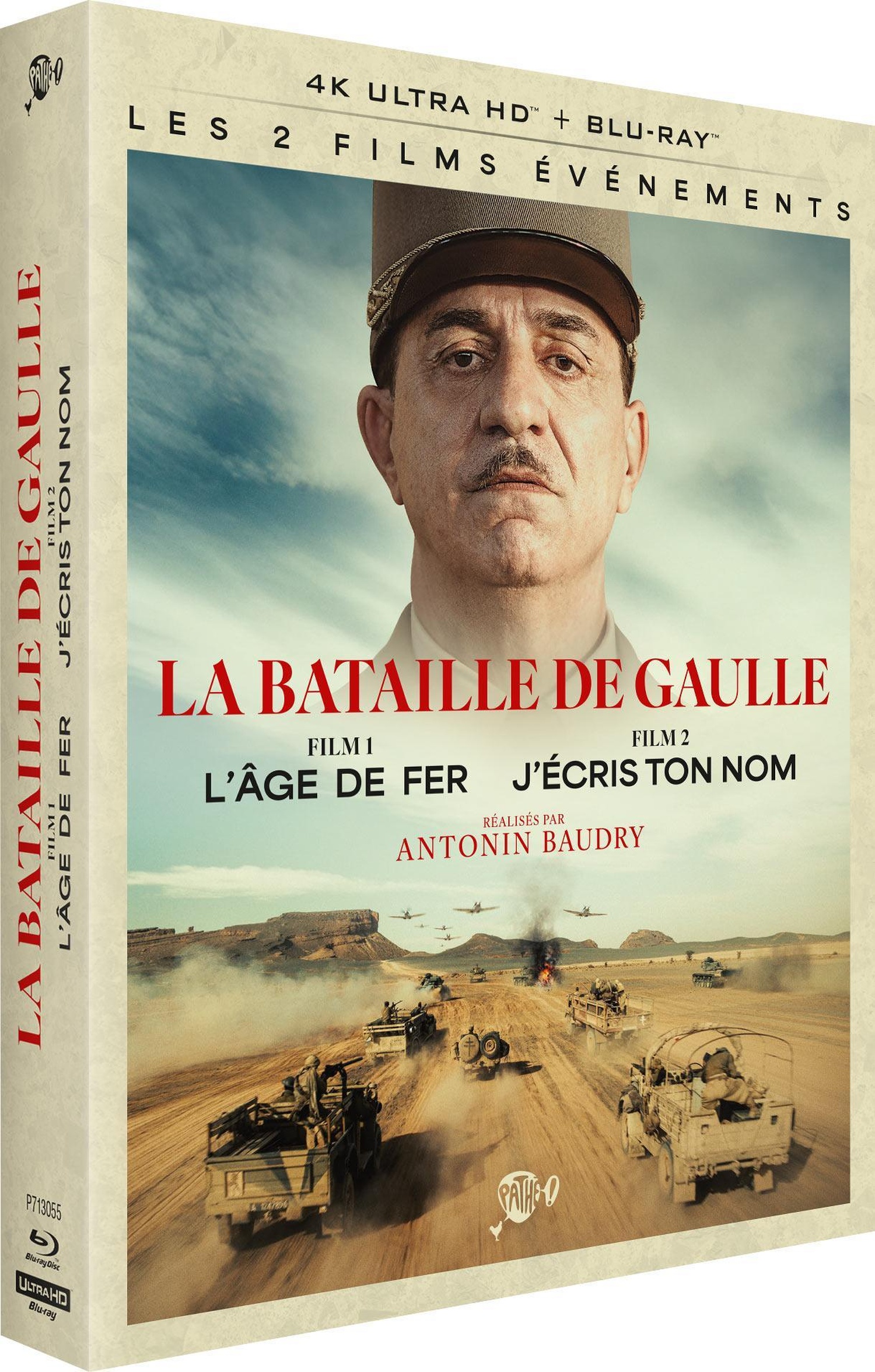 La Bataille de Gaulle - Les 2 films : J'écris ton nom + L'Âge de fer BLU-RAY DISC 4K