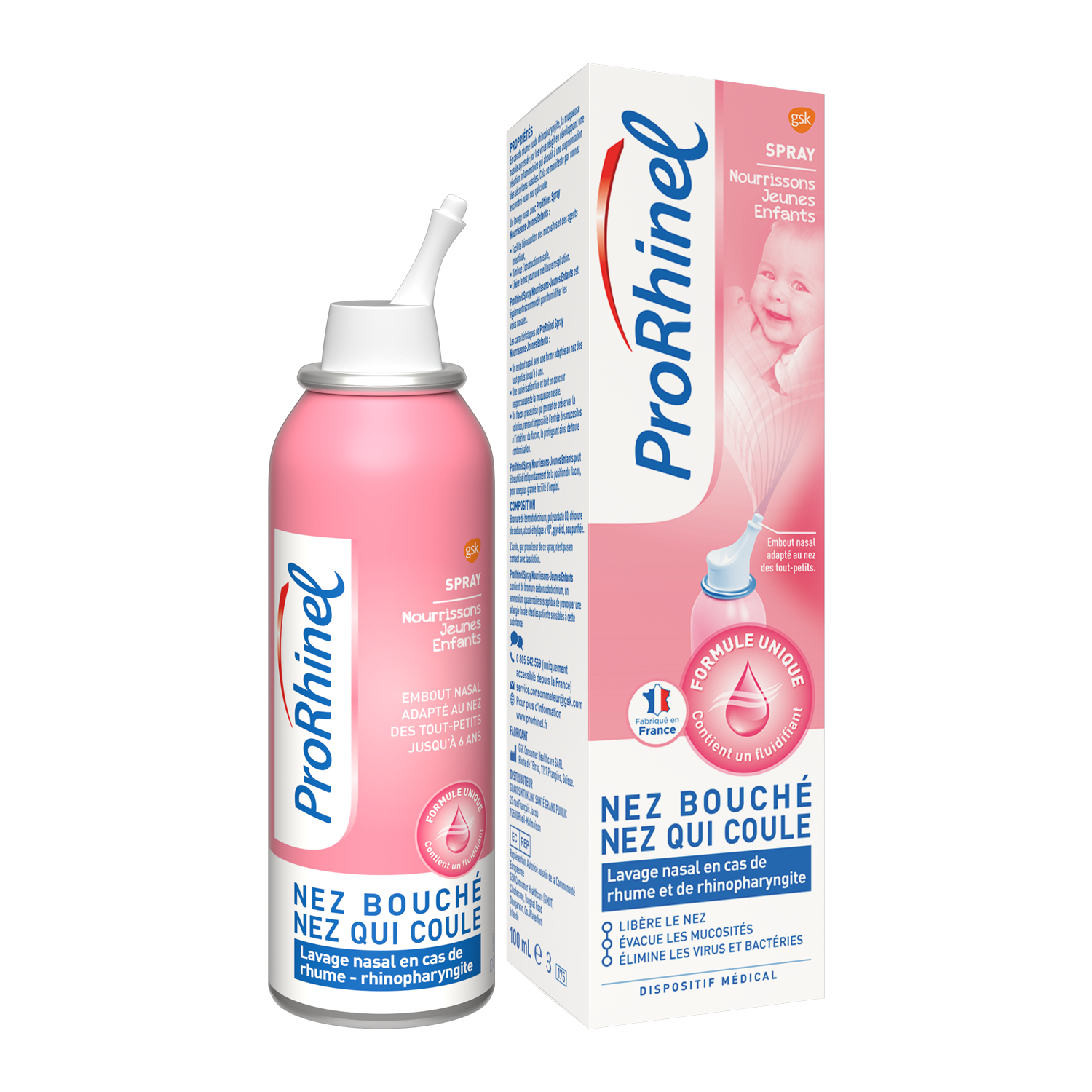 Spray nasal nourrisson & enfant 100ml