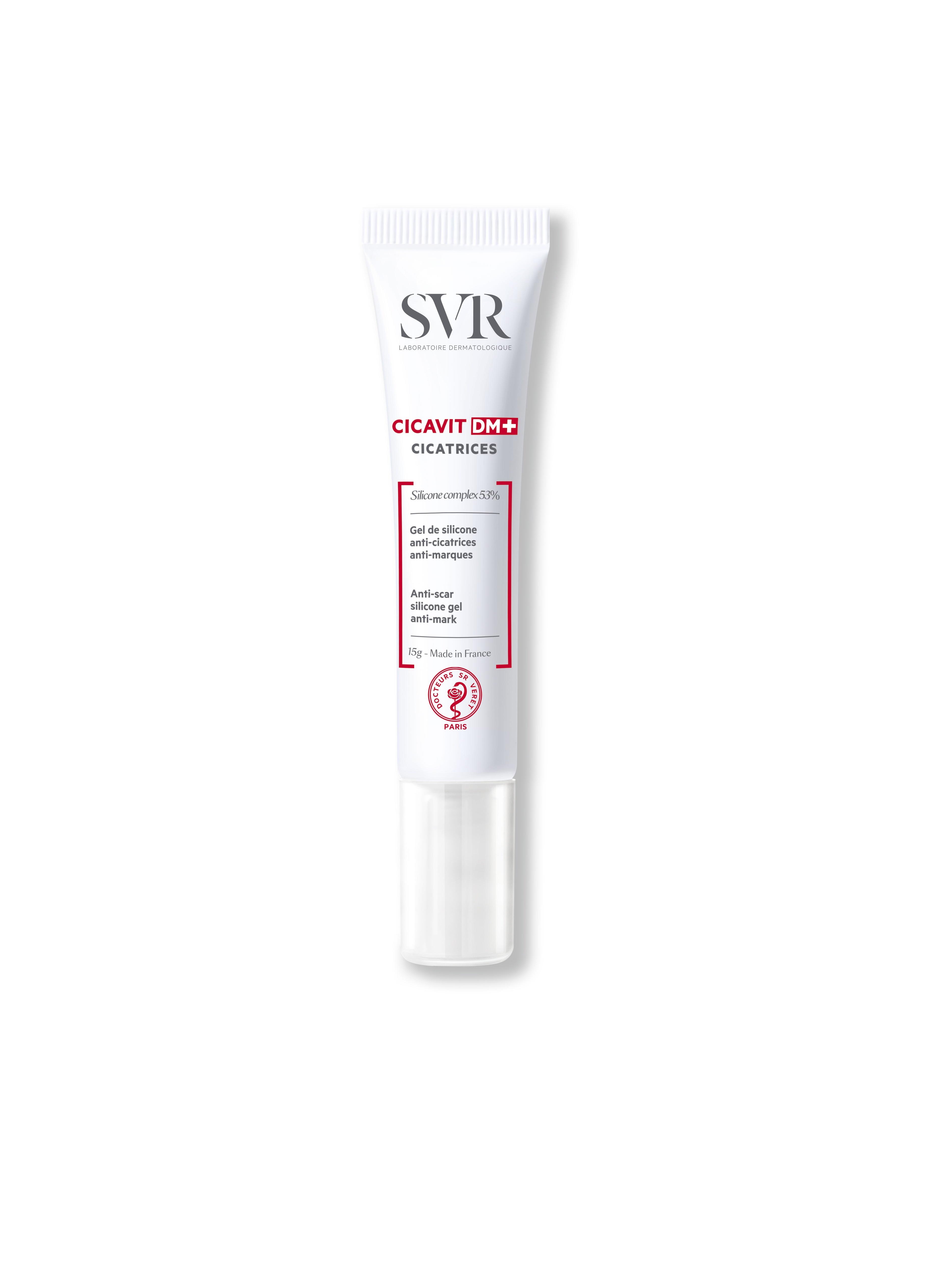 SVR Cicavit DM+ Cicatrices gel silicone pour cicatrice 15 g