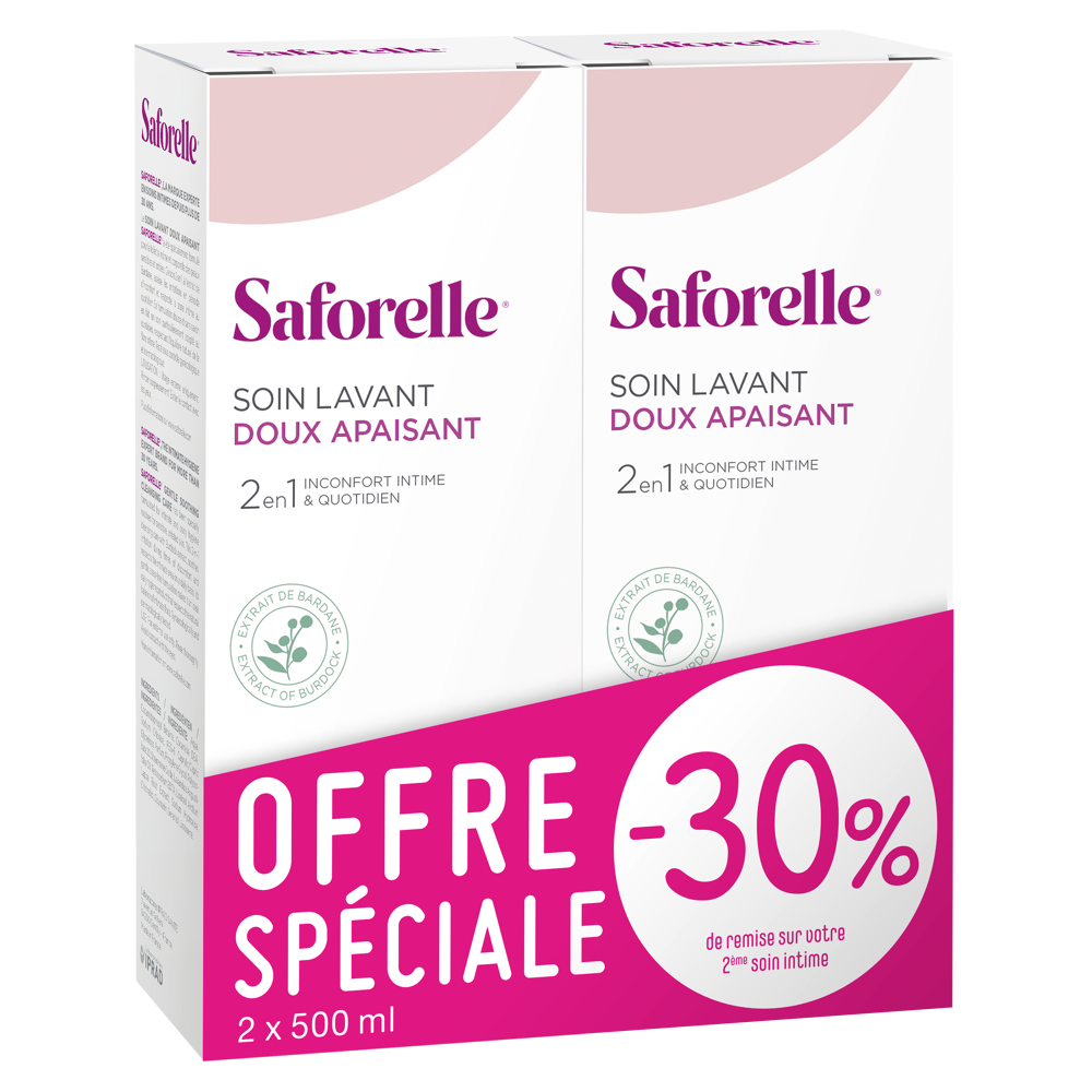 Soin lavant doux duo 2x500ml