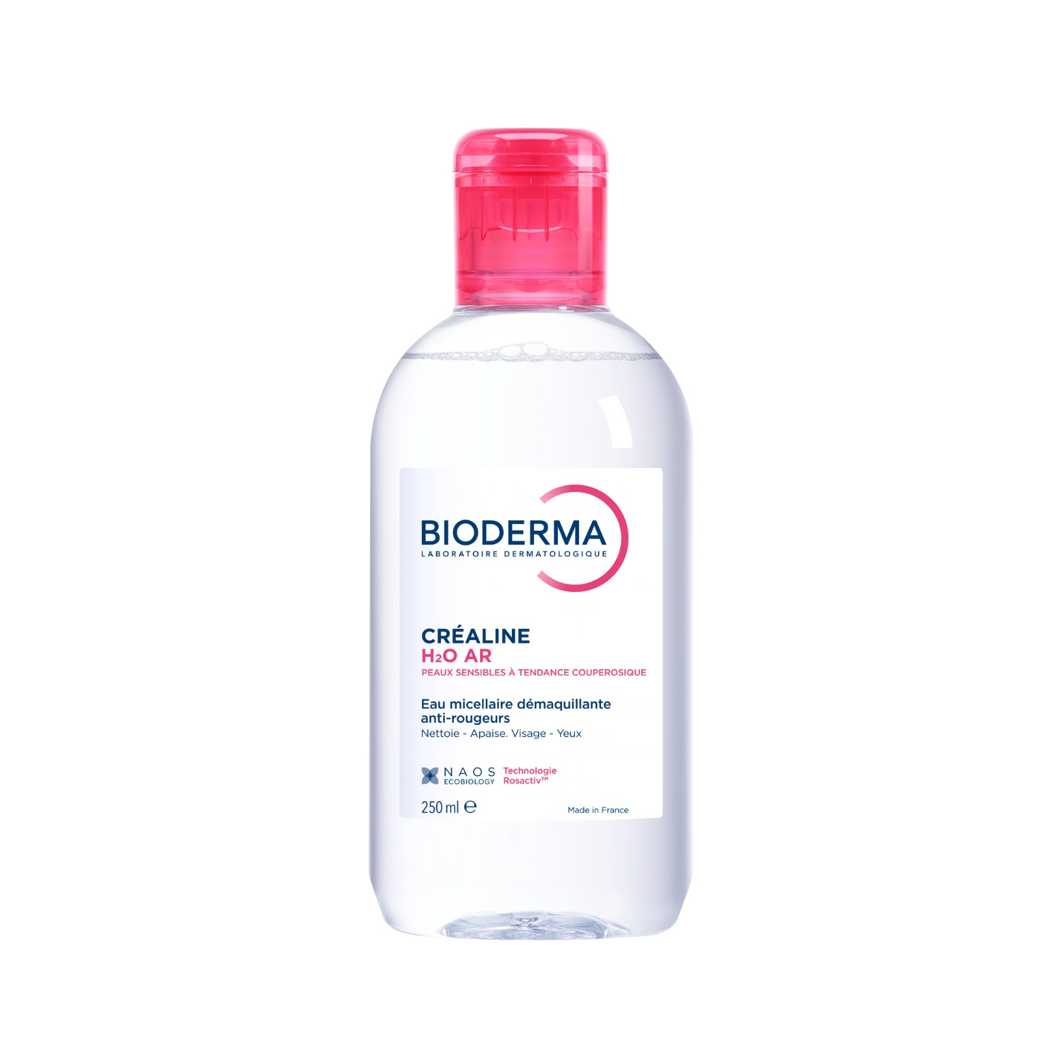 Bioderma créaline h2o ar eau micellaire démaquillante 250ml - vue 3
