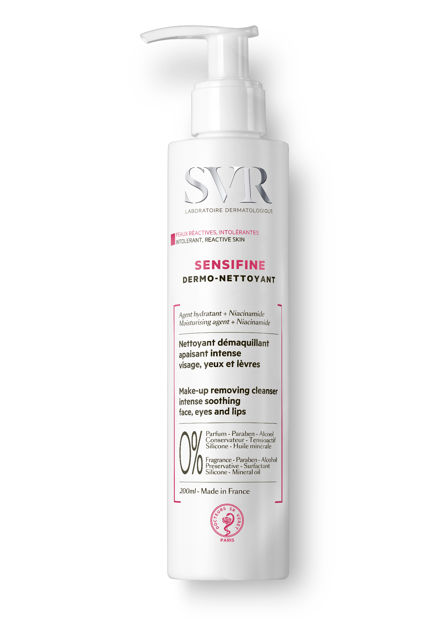 Sensifine Dermo nettoyant démaquillant 200ml - vue 2