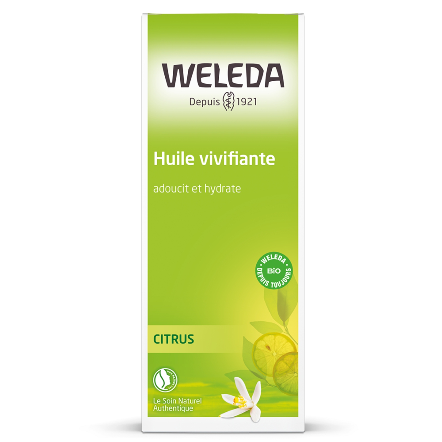Huile vivifiante au citrus 100ml
