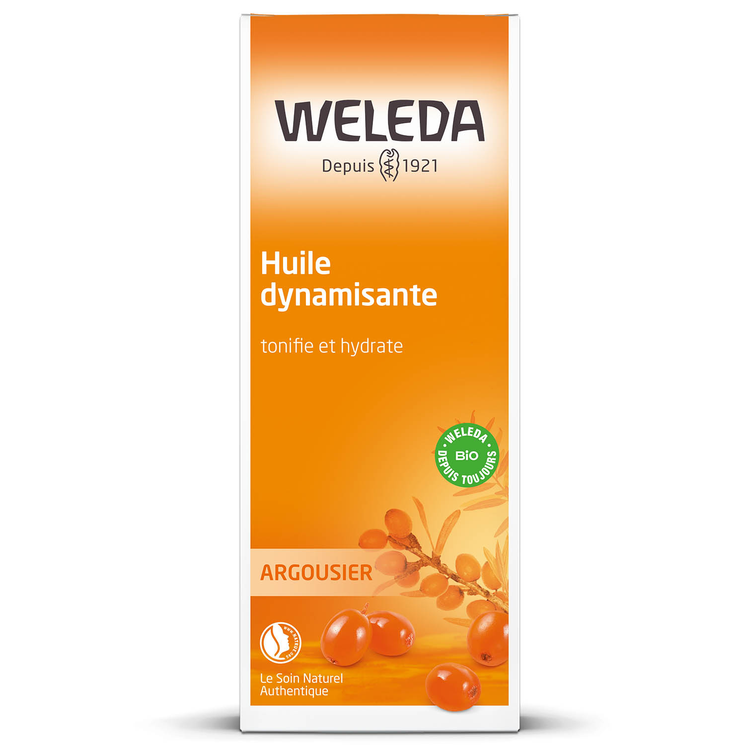 Huile dynamisante à l'argousier 100ml