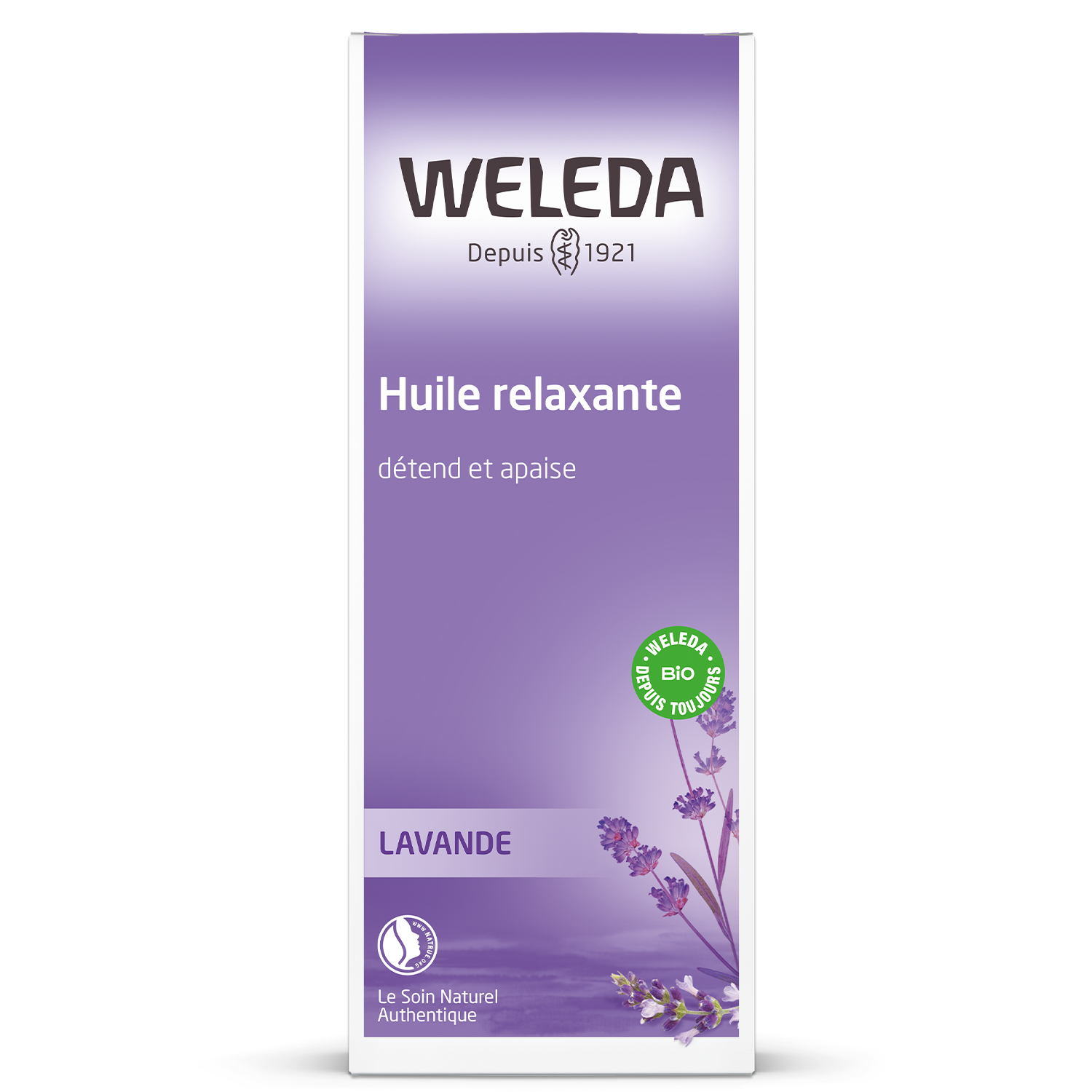 Huile relaxante à la lavande 100ml
