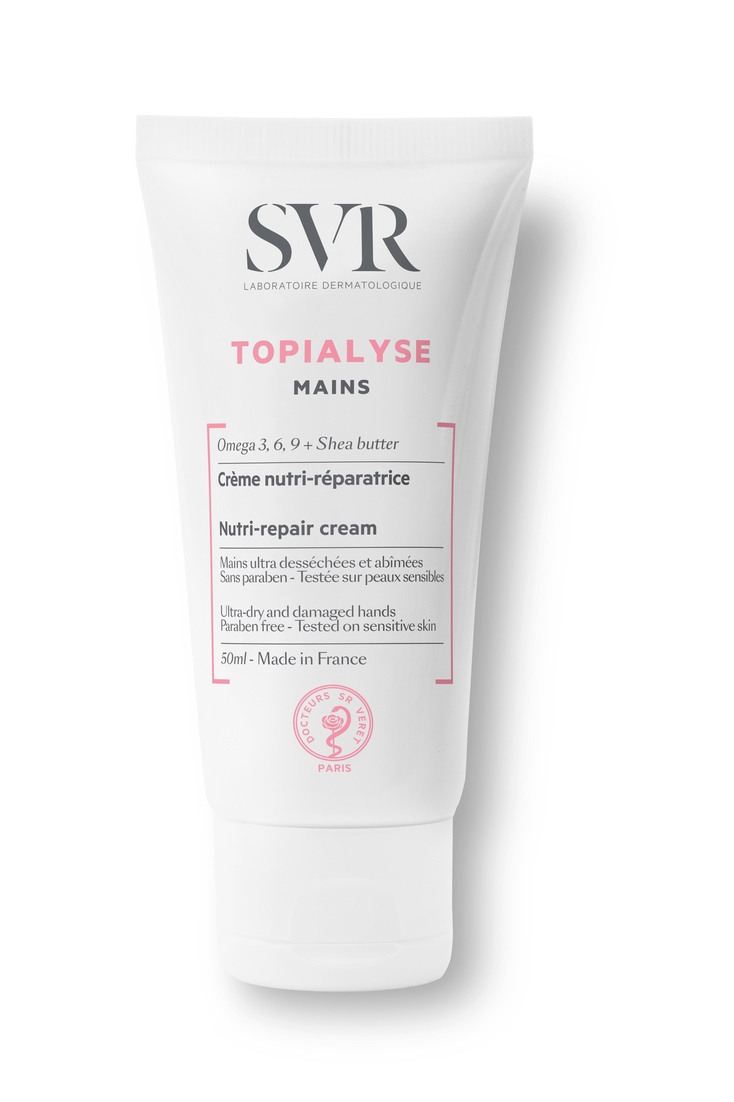 Crème Mains Topialyse Laboratoire Svr Le Tube De 50ml