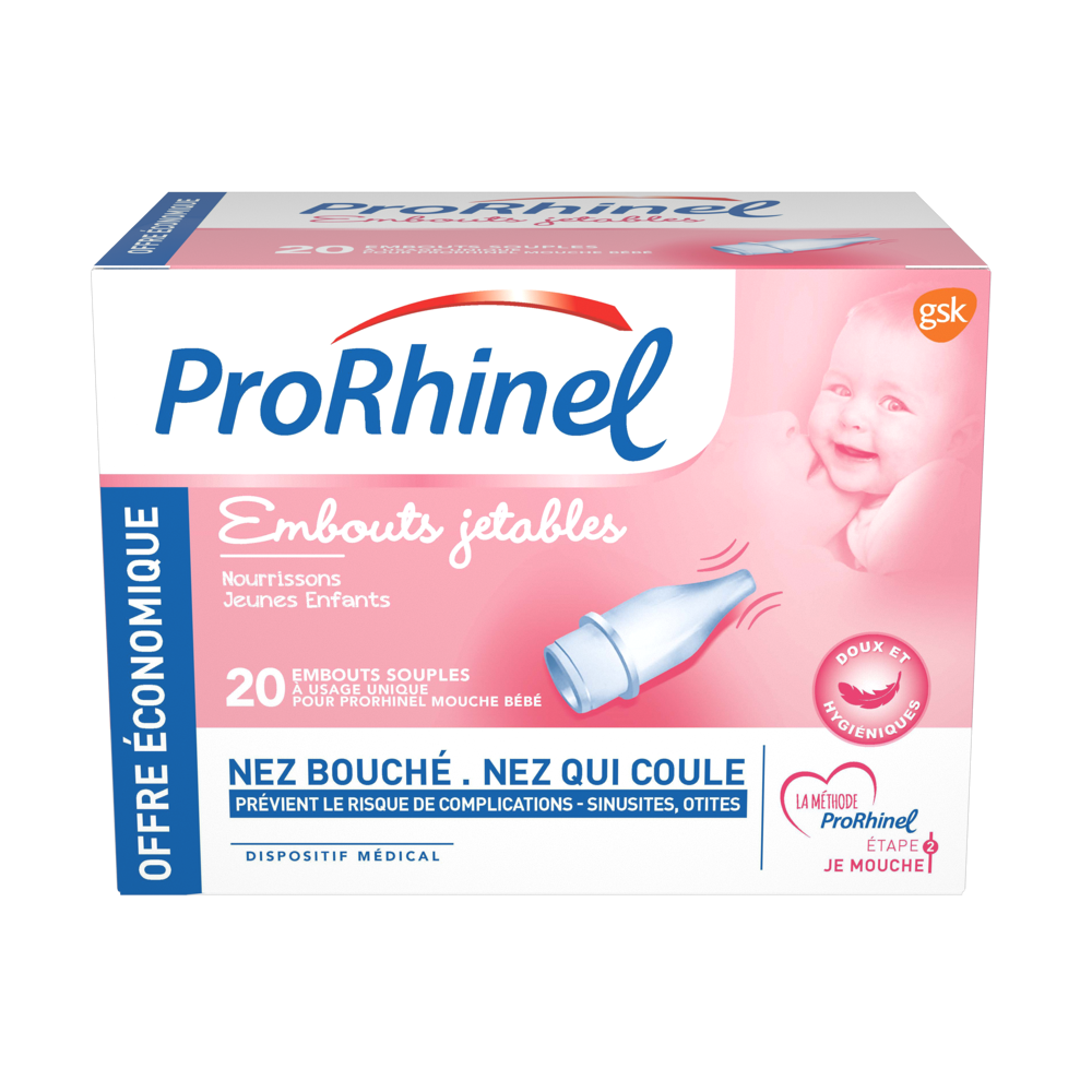 Prorhinel Embouts jetables souples x20