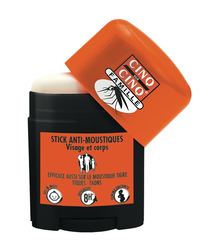 Stick Anti moustiques Visage Et Corps Cinq Sur Cinq Le Stick De 20ml - vue 3