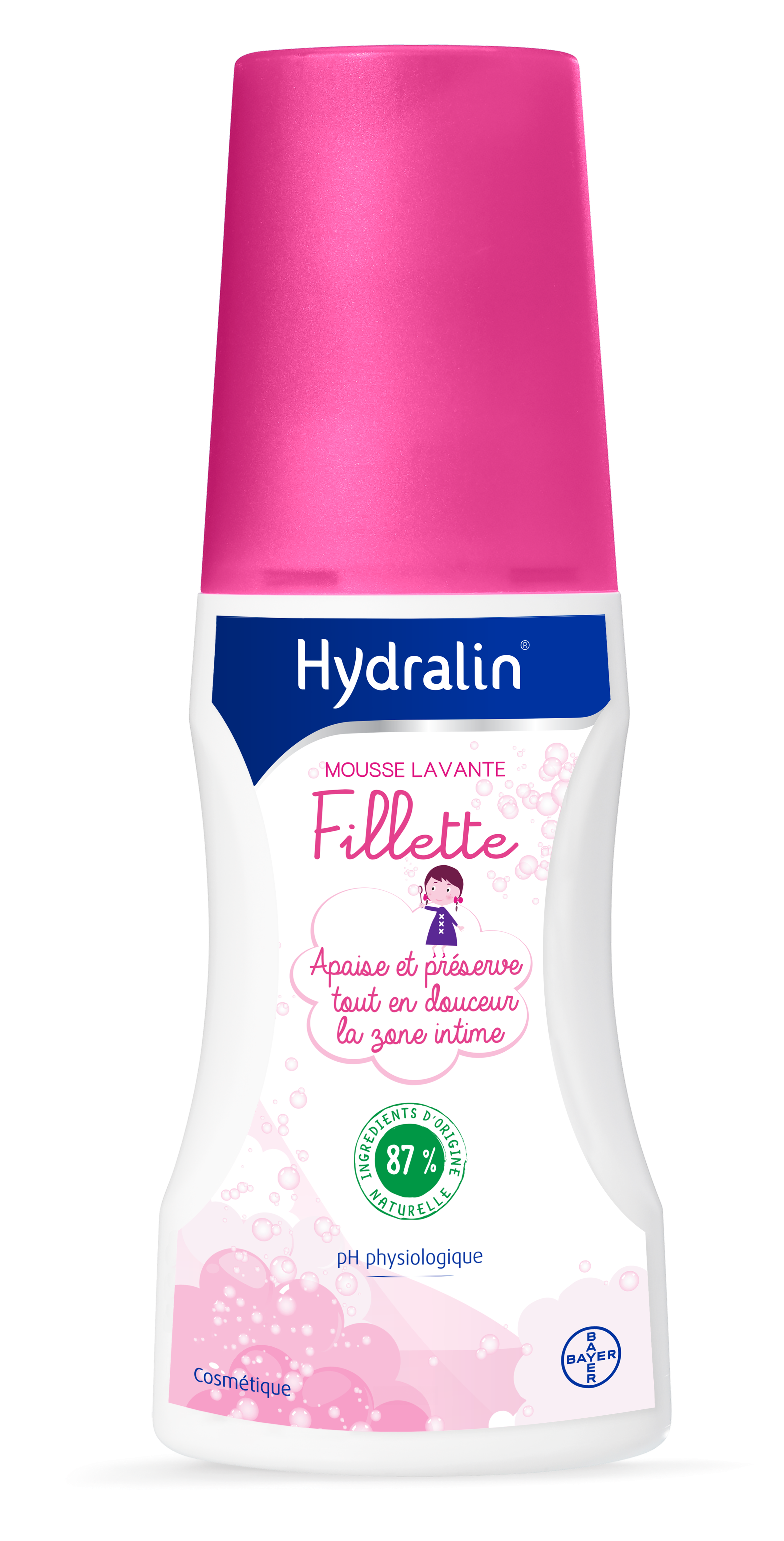 Hydralin Fillette Mousse Lavante 150ml Soin Zone Intime