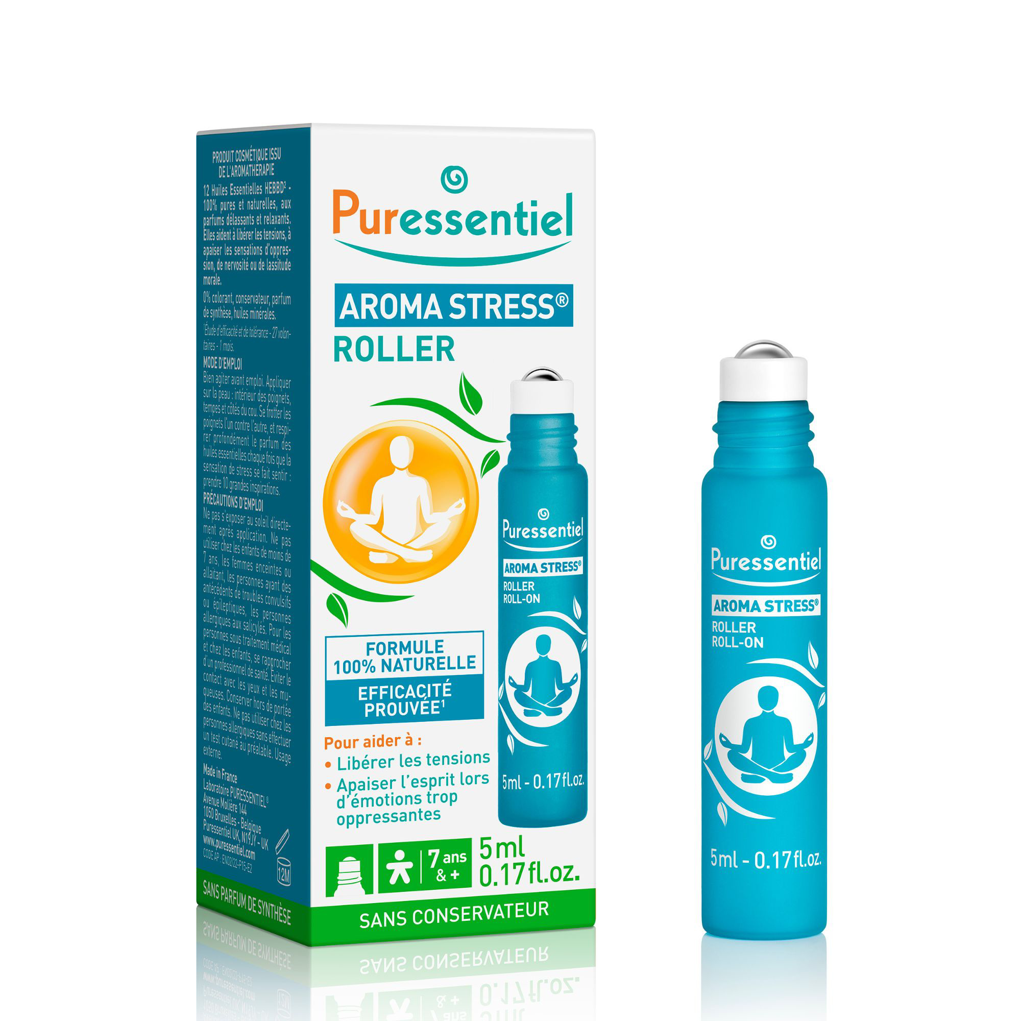 Huile Essentielle Roll on Stress Puressentiel Le Roll on De 5ml - vue 2