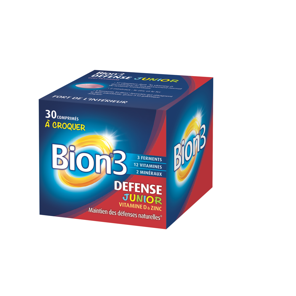 Bion 3 Défense Junior à croquer 30 comprimés
