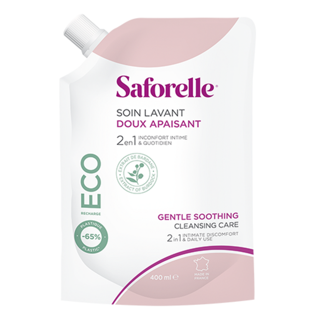 Soin lavant doux eco recharge 400ml