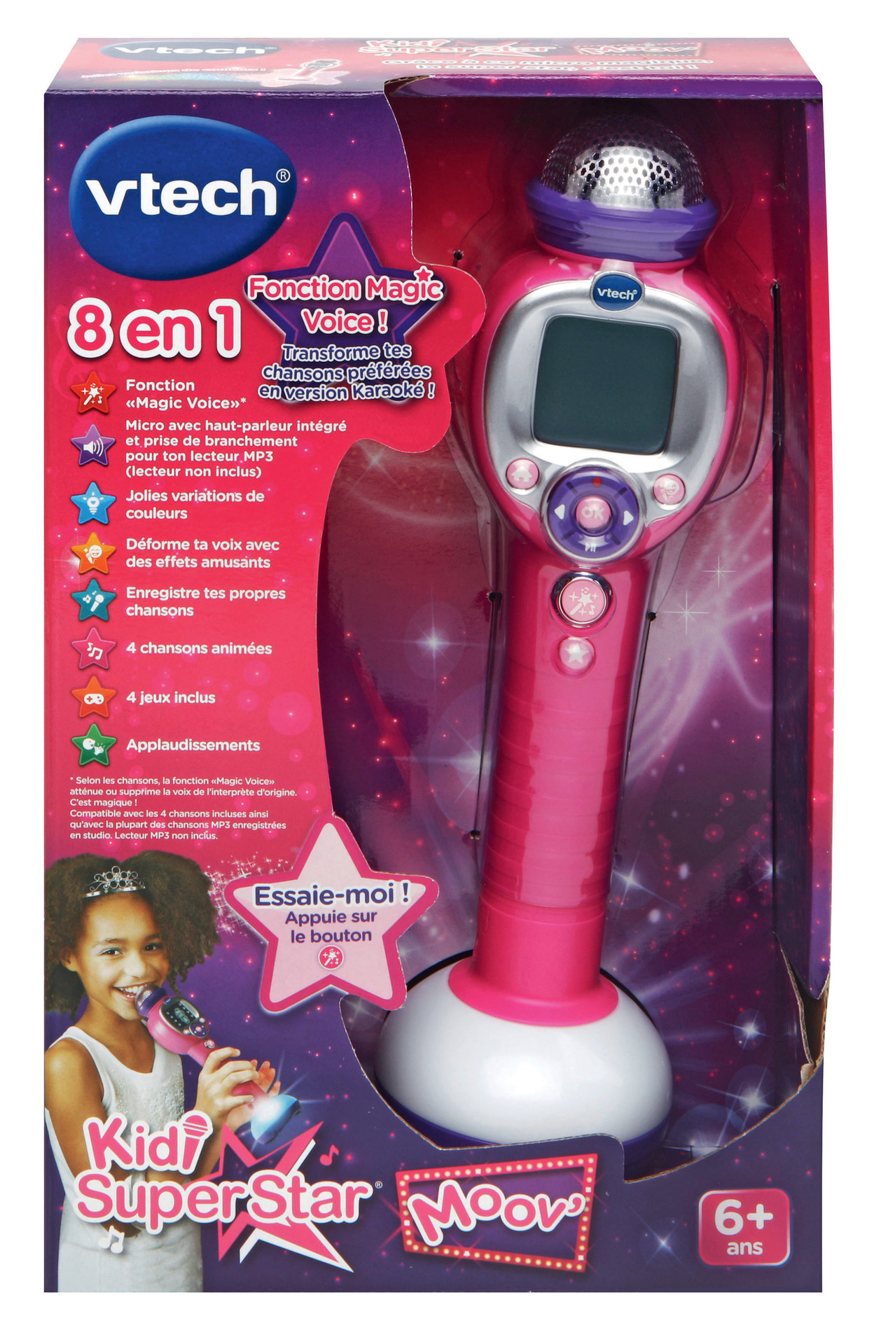 Micro Karaoké Enfant VTECH Kidi Super Star Moov' et + - vue 5