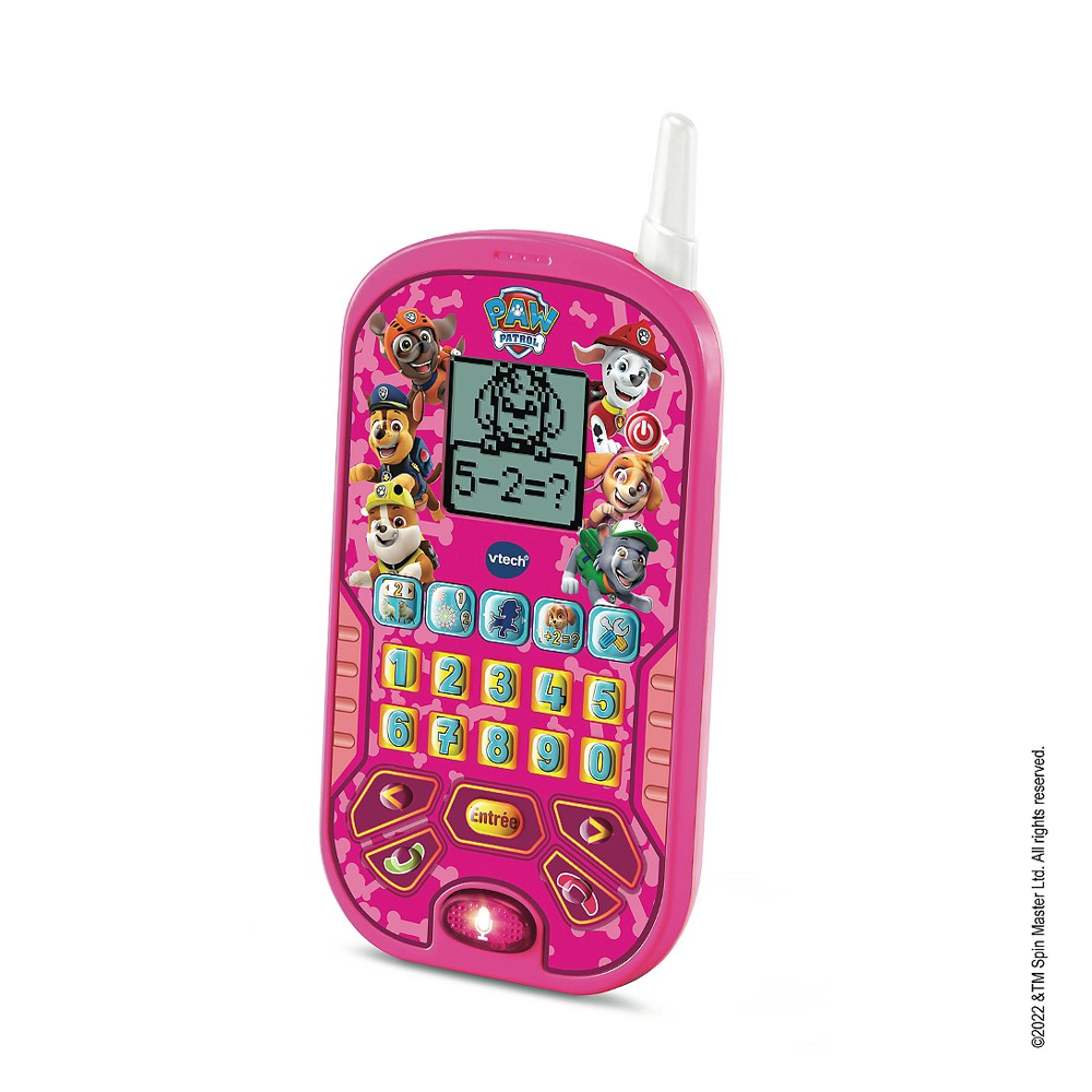 Smartphone éducatif Pat Patrouille Rose