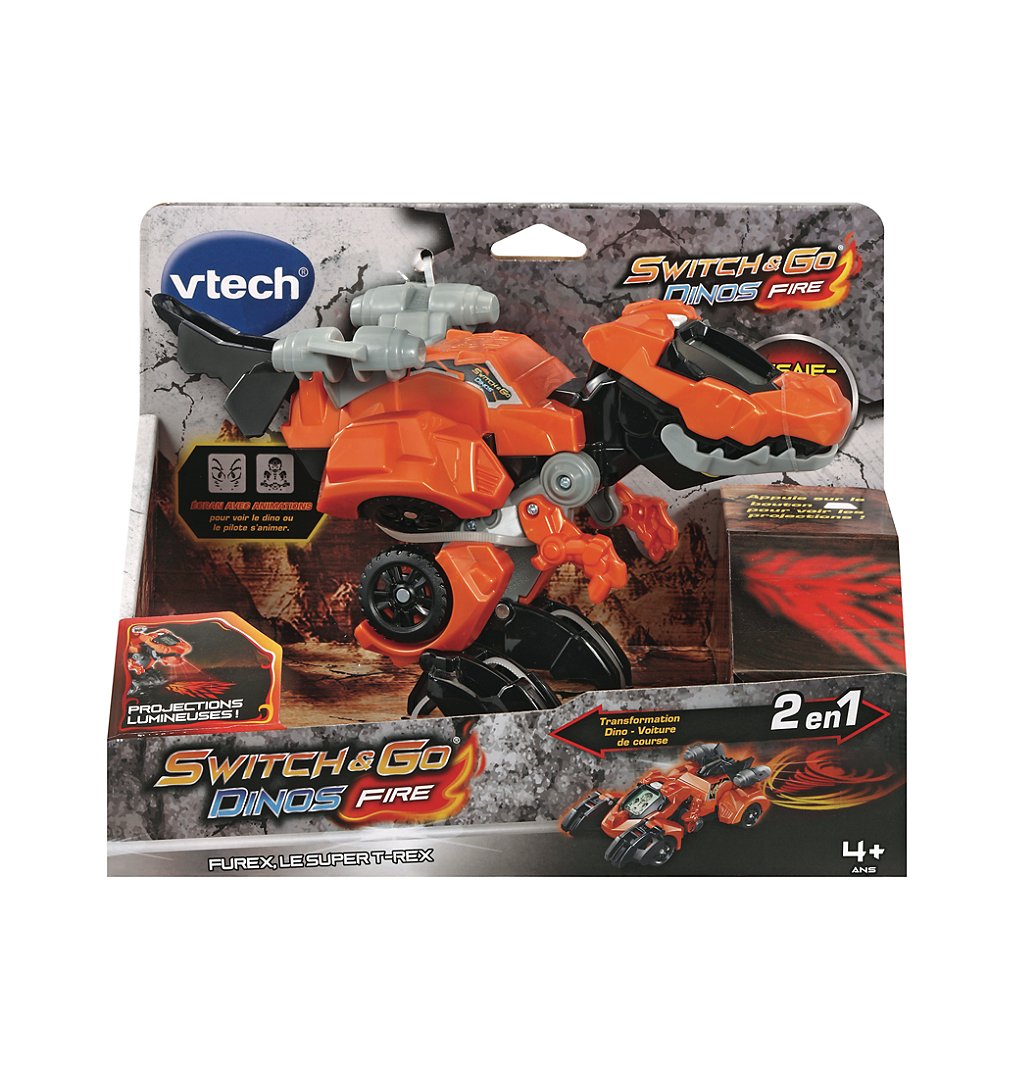 SWITCH & GO DINOS FIRE FUREX LE SUPER T REX
