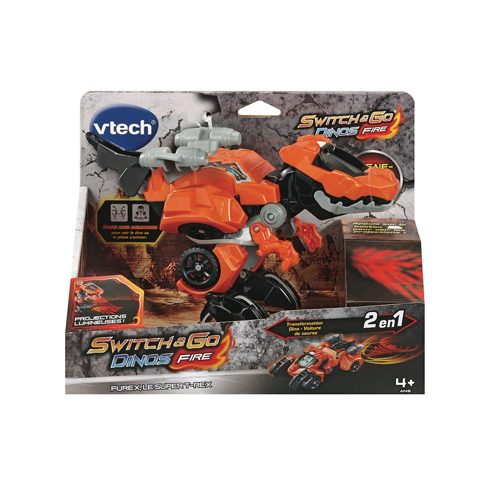 Switch & Go Dinos Fire - Furex, Le Super T-Rex