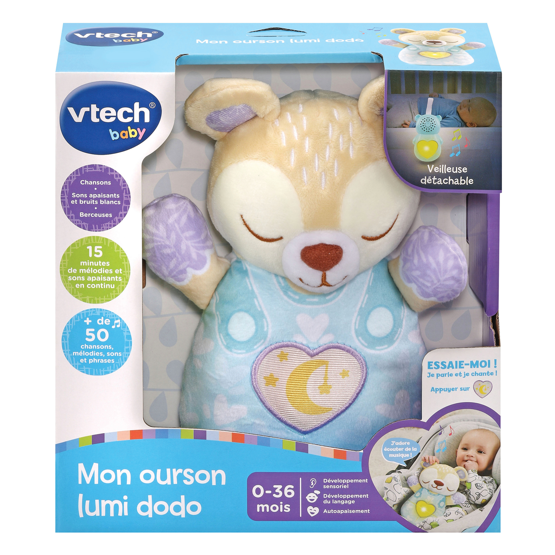 Peluche Mon Ourson Lumi Dodo Vtech La Peluche - vue 2