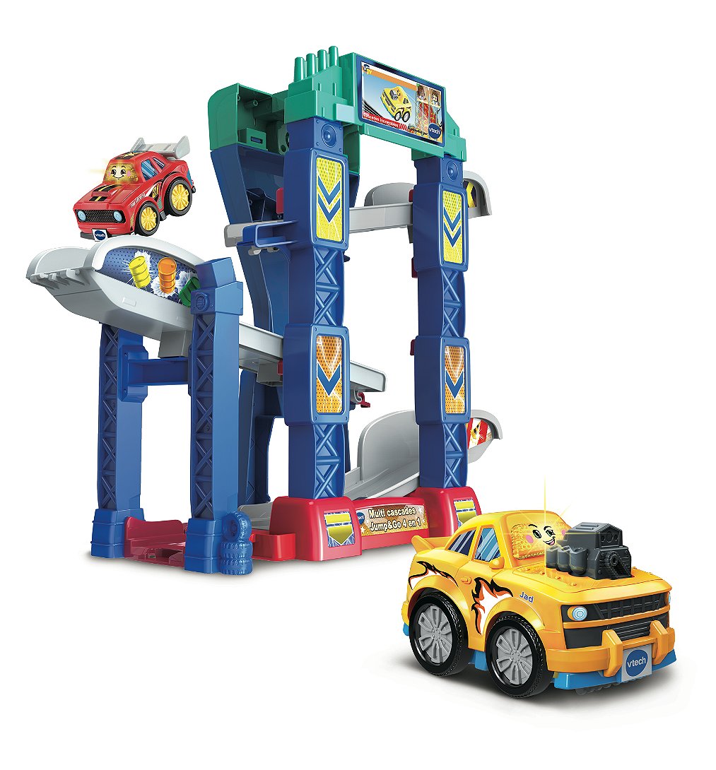 Tut Tut Bolides Serie Pro - Multi Cascades Jump & Go 4 En 1 (+ Jad, Super Cascades)