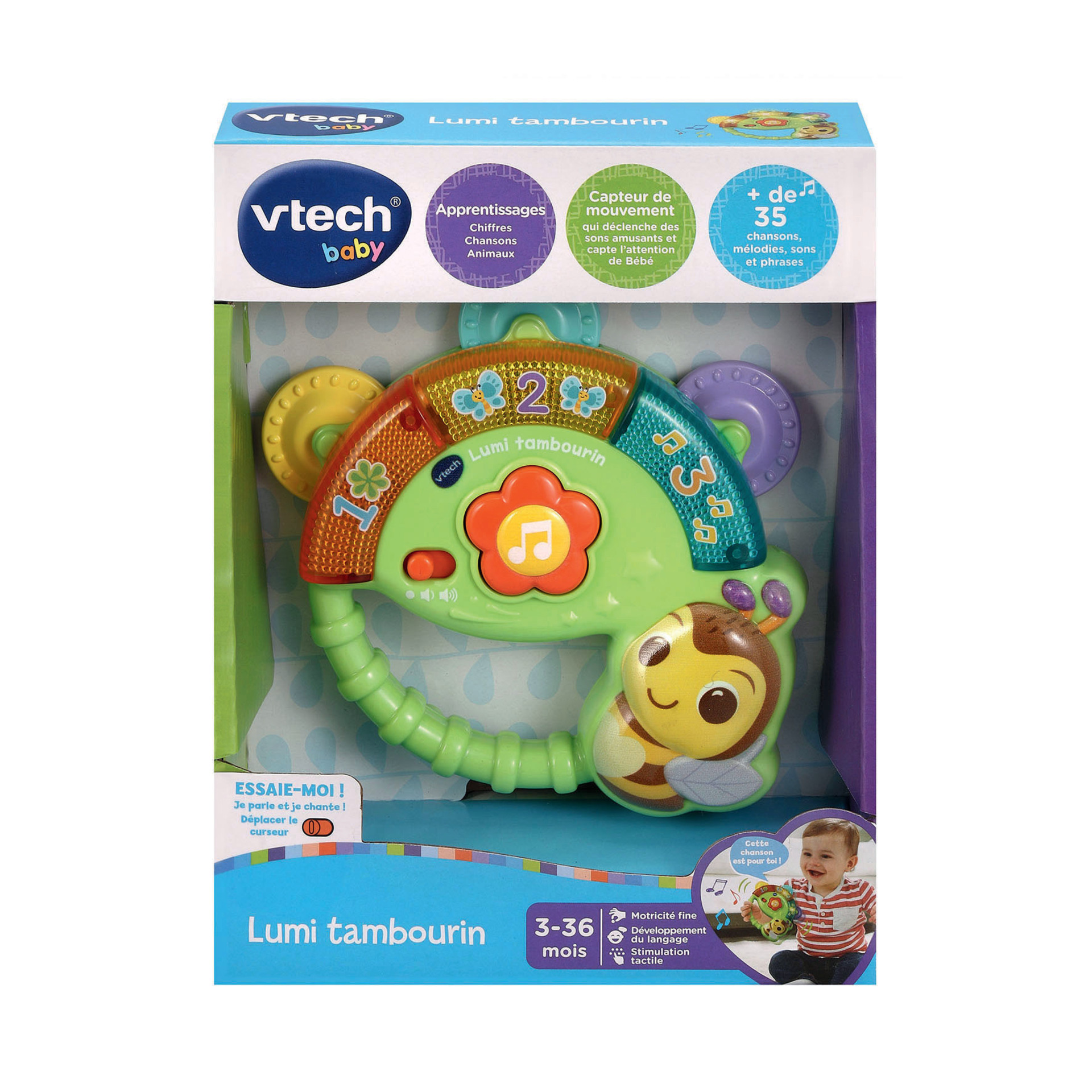 Jouet Lumi Tambourin Vtech