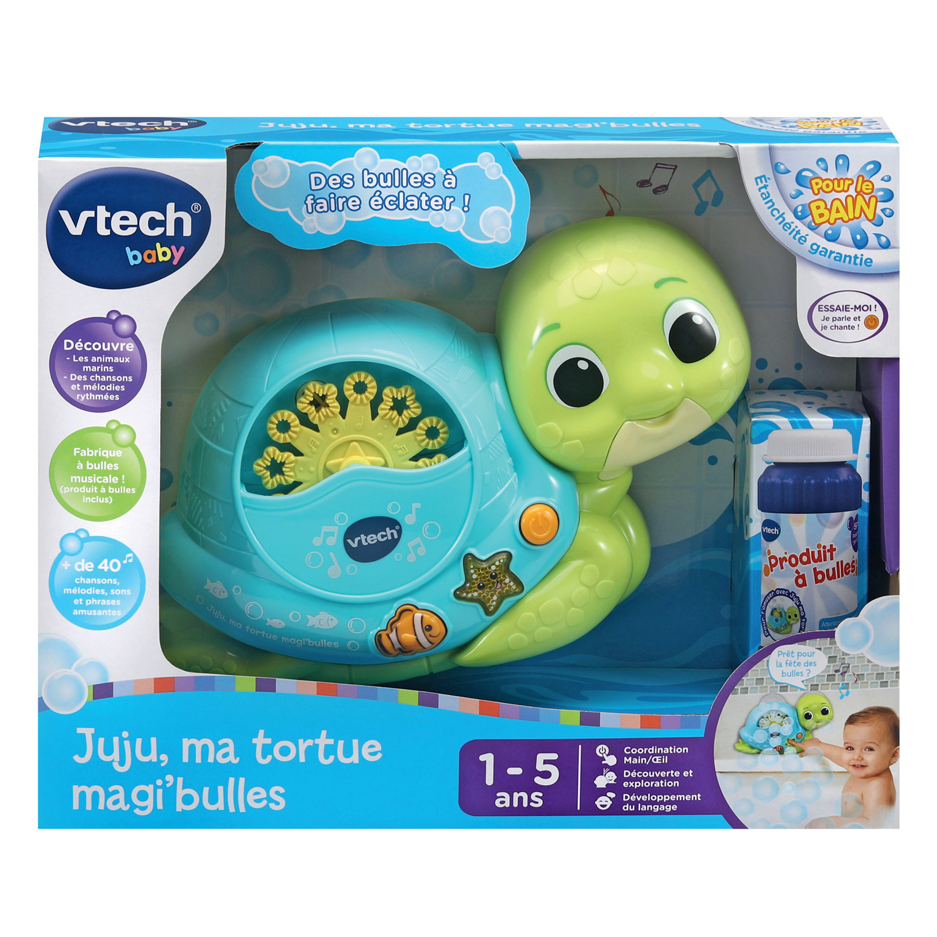 JUJU MA TORTUE MAGI BULLES - vue 2