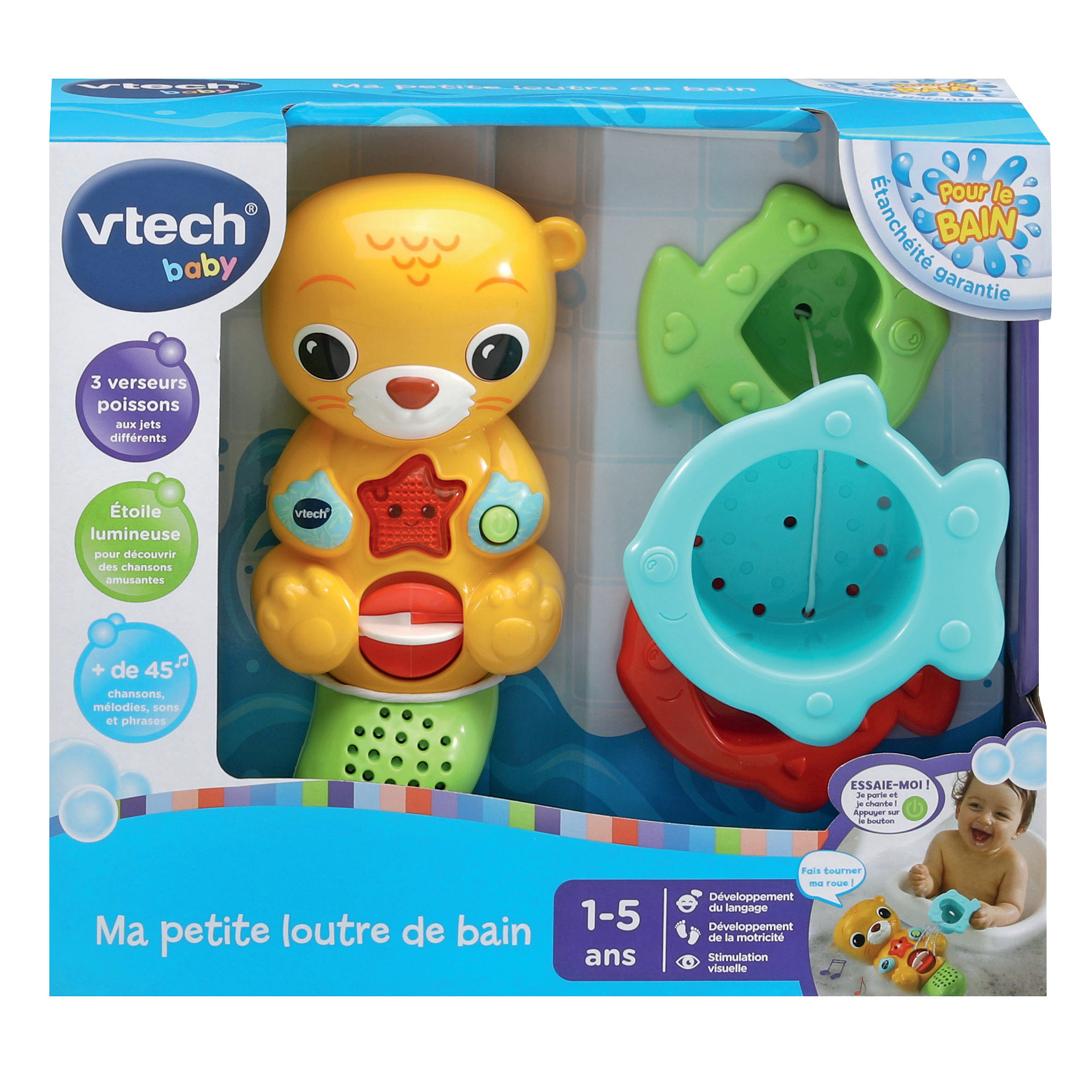 Ma Petite Loutre De Bain Vtech Le Jouet Et Ses Accessoires - vue 3