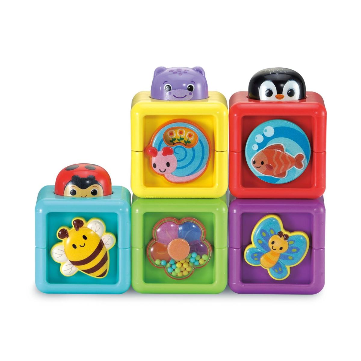 VTech BABY - CUBES ANIMAUX SURPRISES Multicolore - vue 2