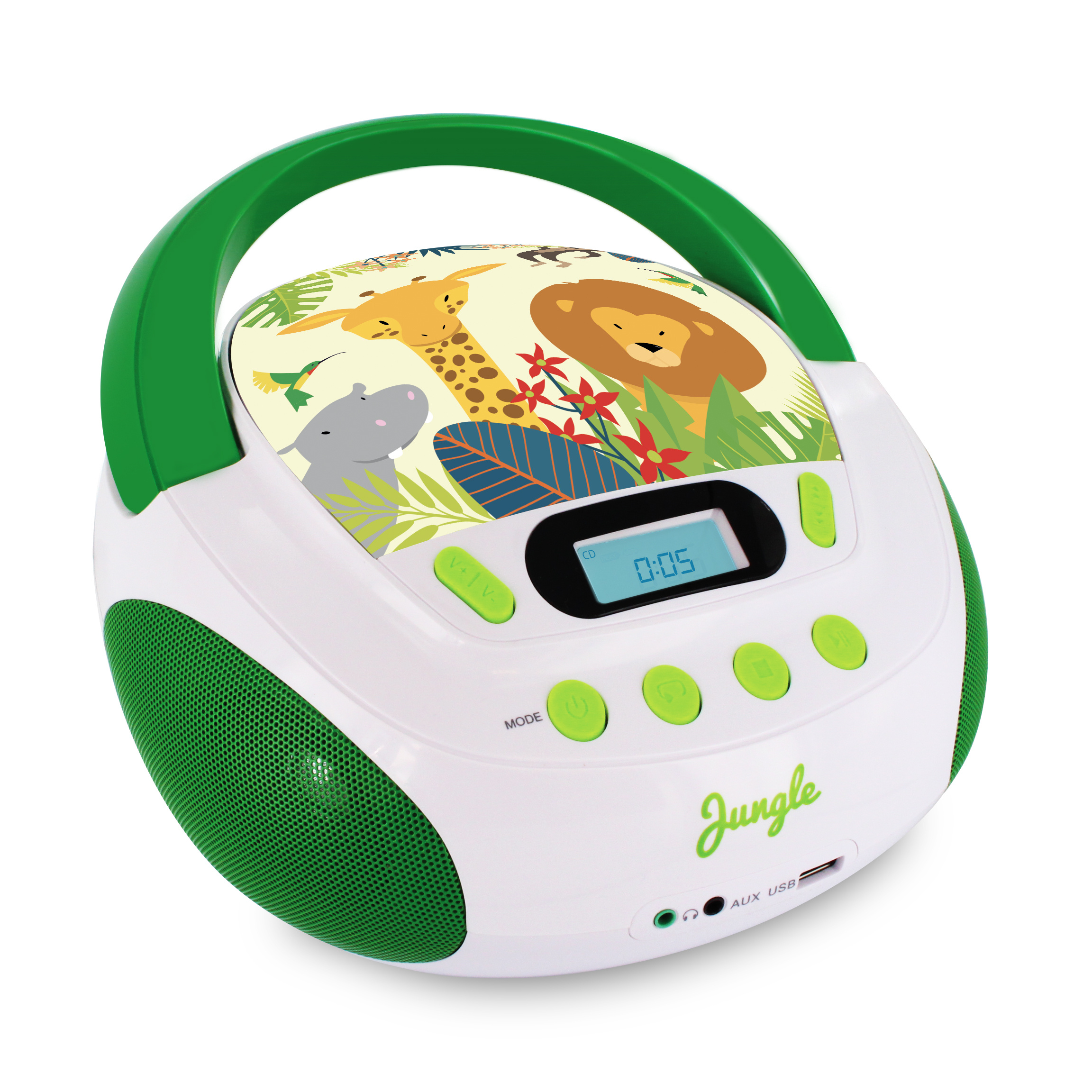 Metronic Lecteur CD Jungle - Blanc/Vert - vue 2