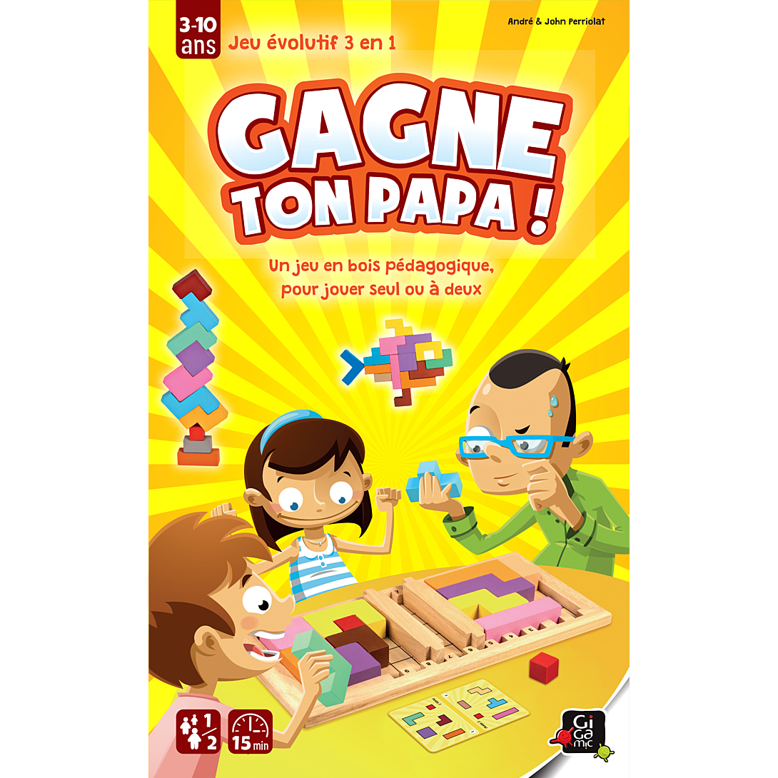Jeu De Société Gagne Ton Papa Gigamic La Boite - vue 1