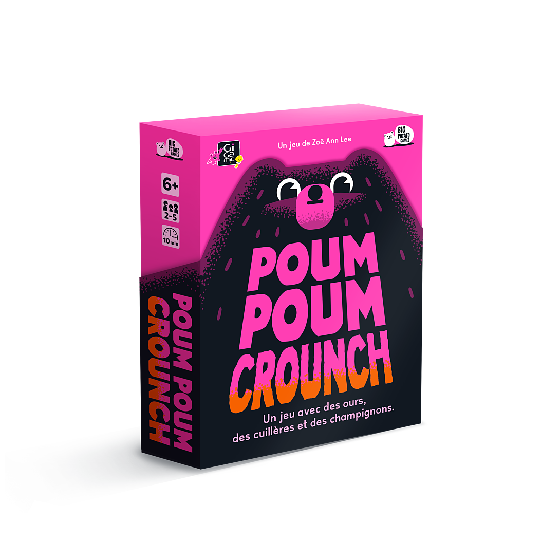Jeu D'ambiance Gigamic Poum Poum Crounch – Jeu Rapide 10 Min, 2-5 Joueurs - vue 2