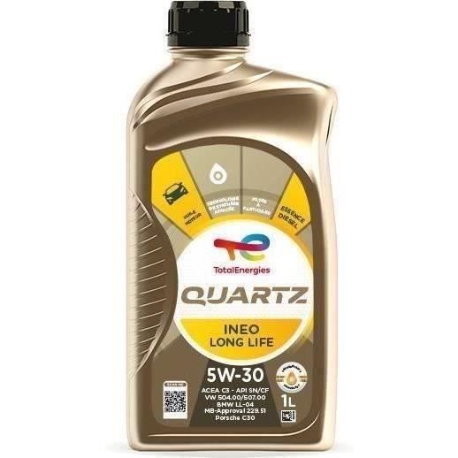 Huile Moteur TotalEnergies 213817total – 5W-30, Normes ACEA C3, Homologué Volkswagen, BMW, Mercedes