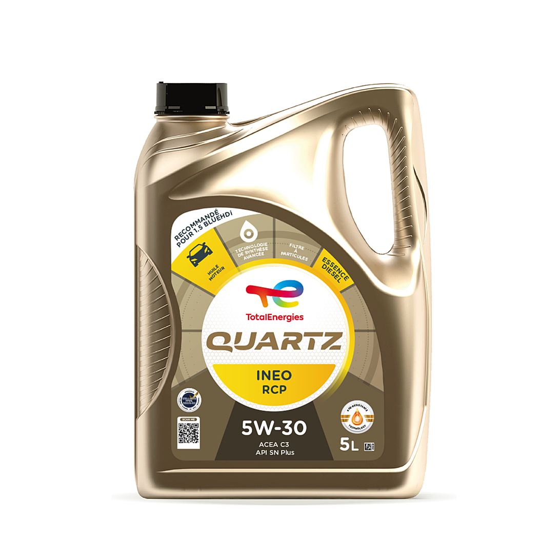 Huile Moteur TotalEnergies 231106total – 5W-30, Normes Euro 6, Homologué PSA