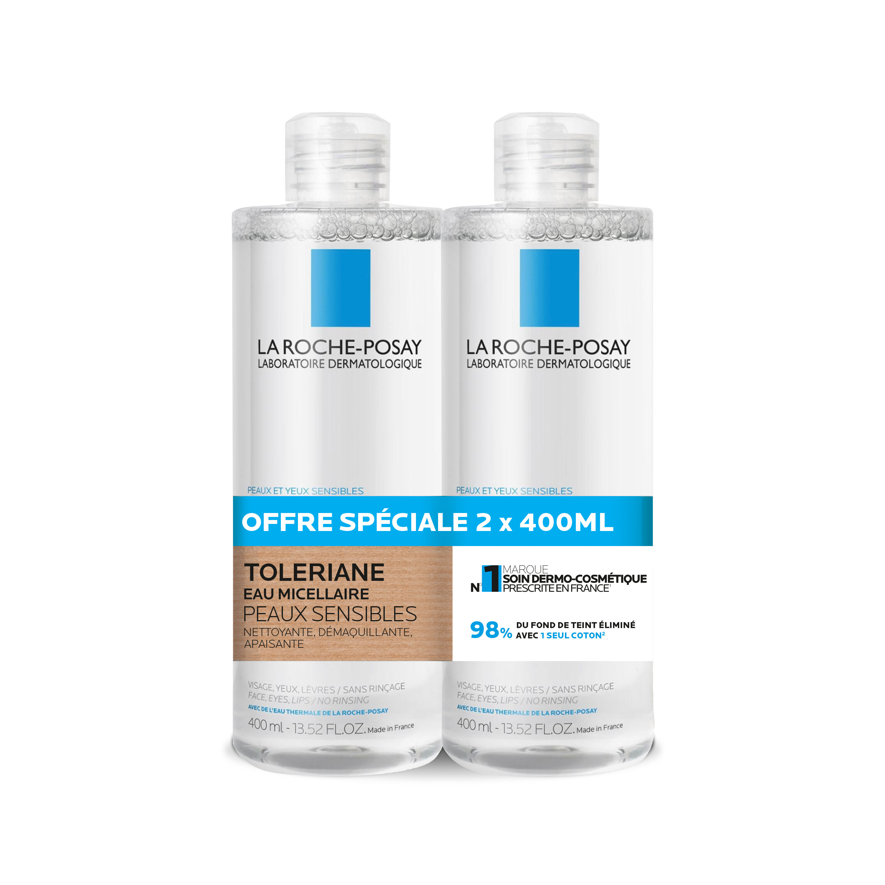 La Roche Posay lotx2 eau micellaire peaux sensibles c225