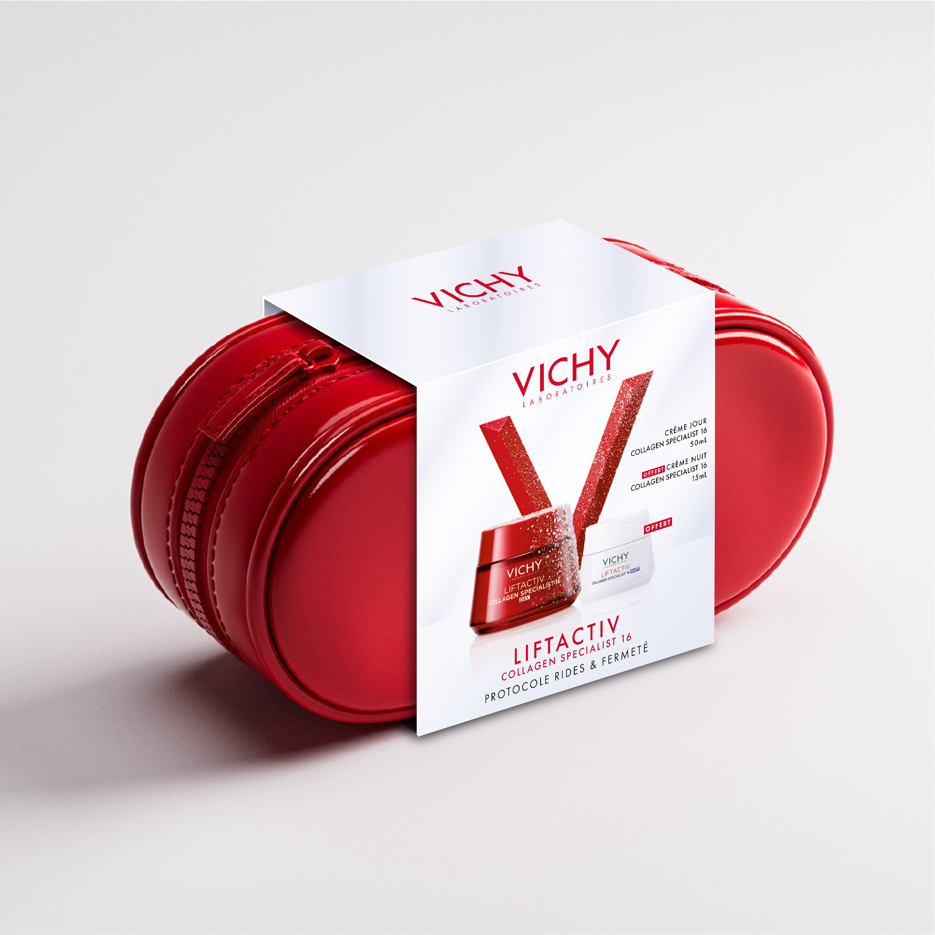 Vichy Trousse Noël Liftactiv Collagene 16 Crème + Mini crème C16 offert