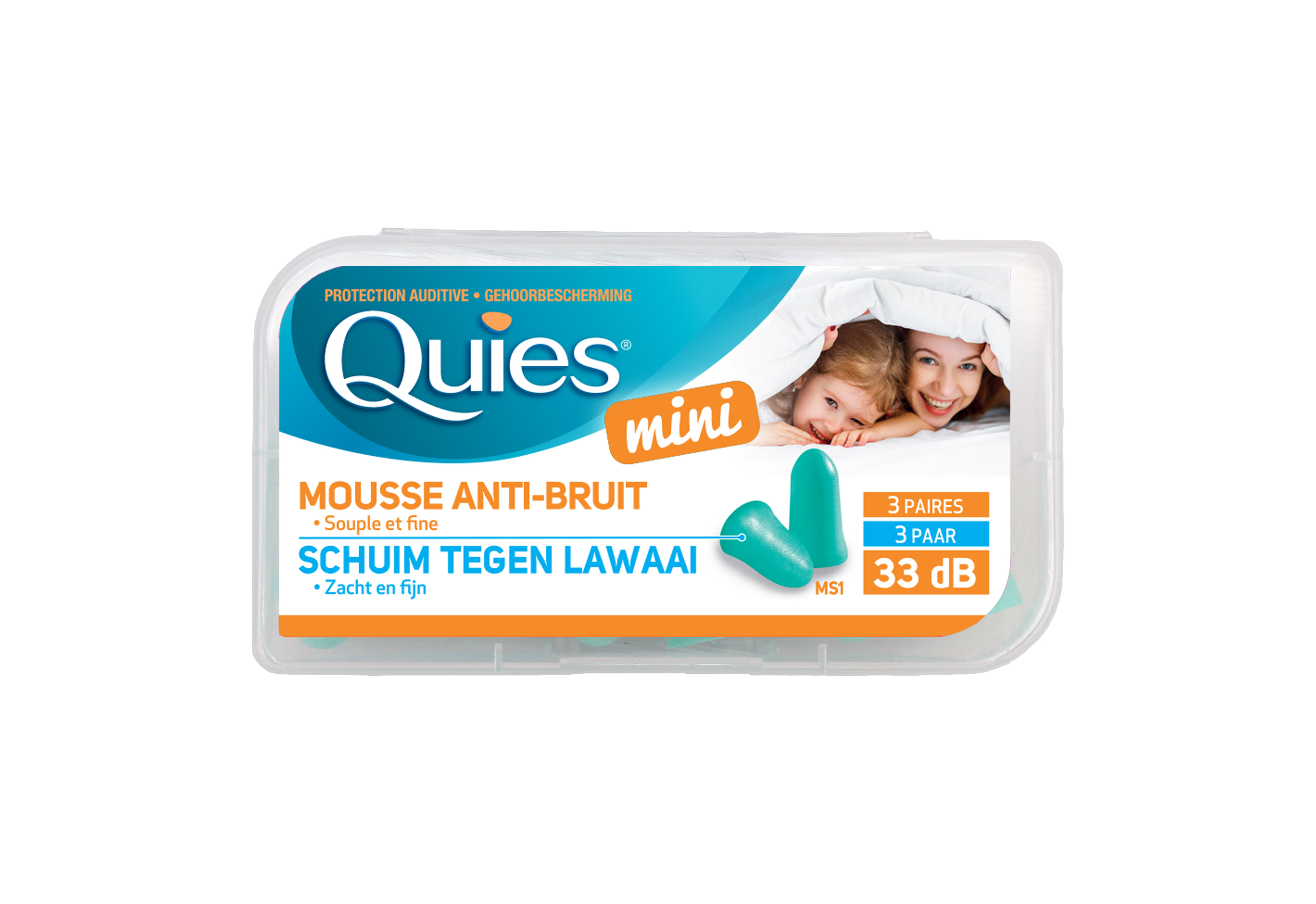 Mini protection auditive mousse 3 paires