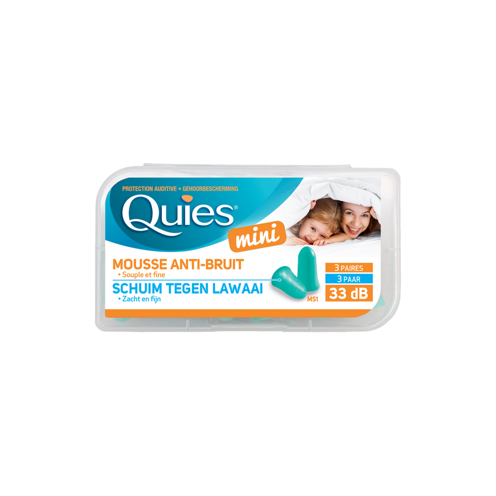 Mini protection auditive mousse 3 paires