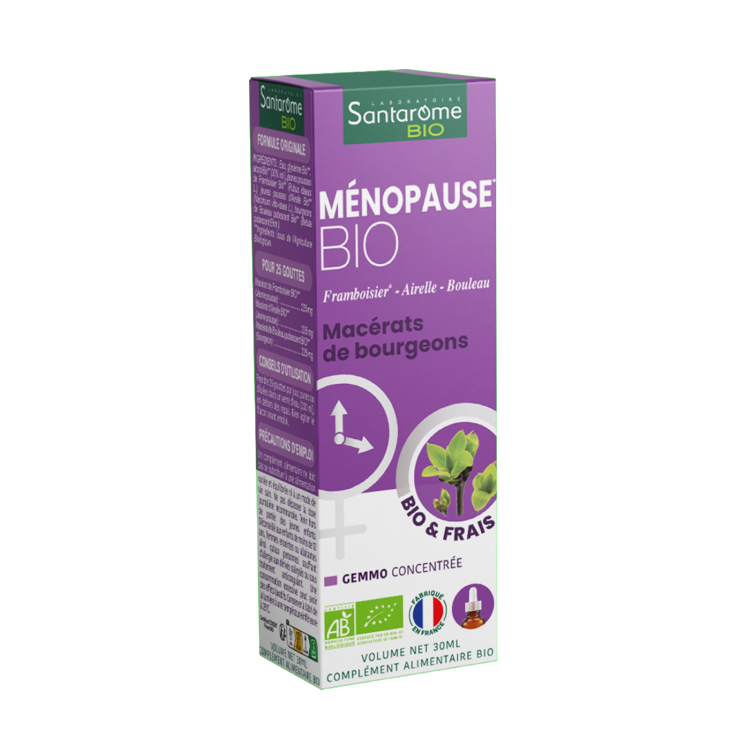 Santarome Gemmo Ménopause Bio 30ml - vue 2