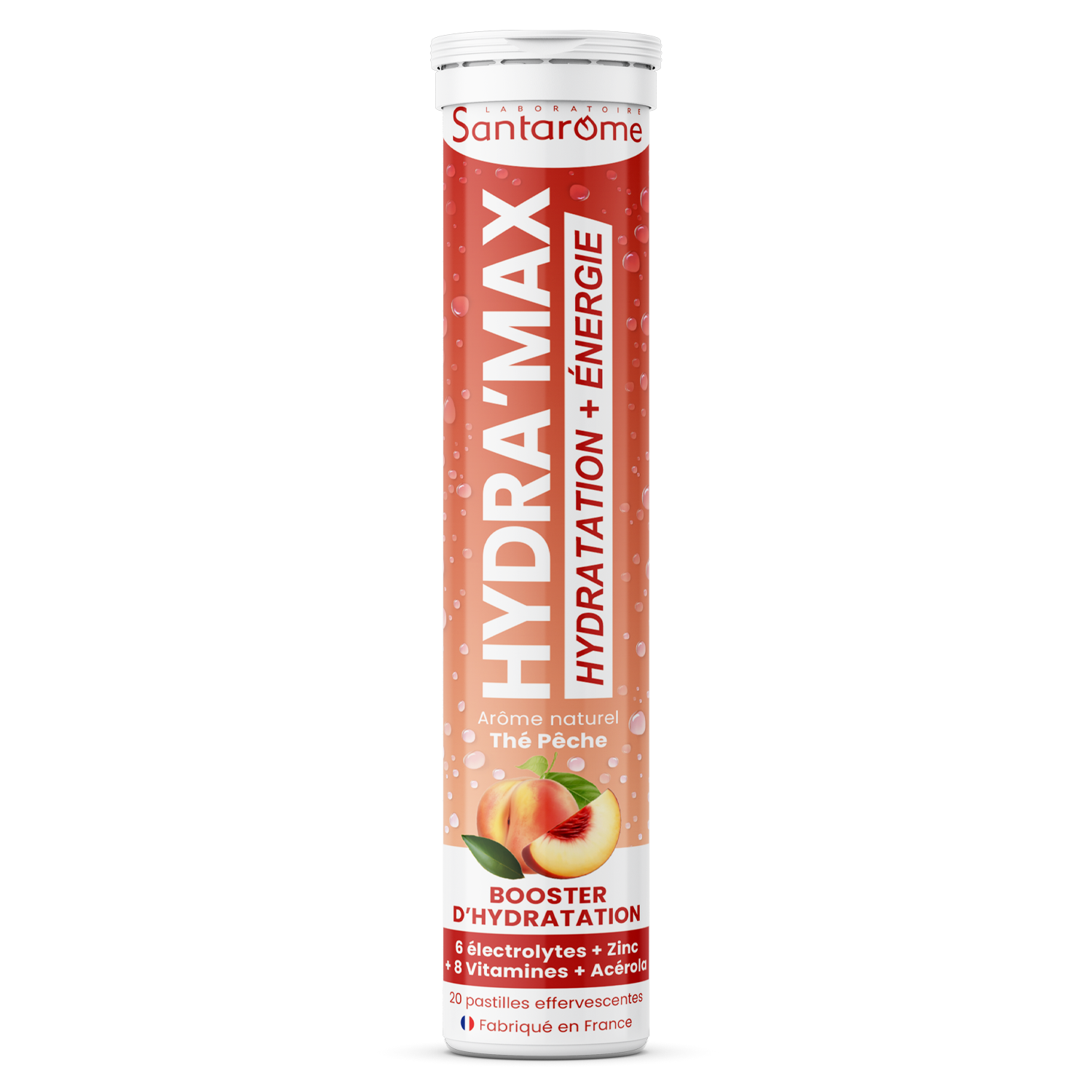 Booster D'hydratation Hydra Max Citron Fraise Santarome La Boite De