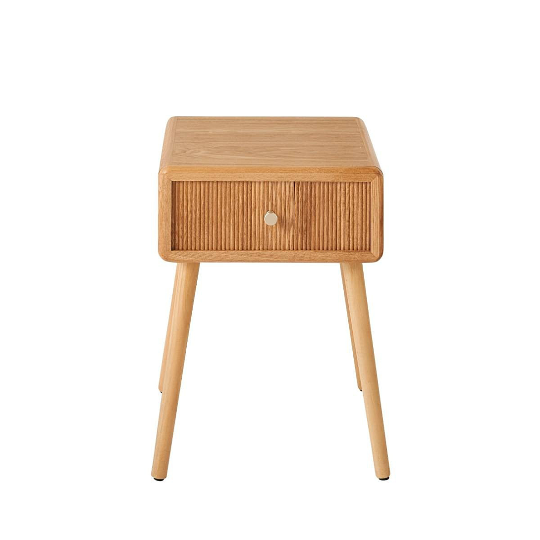 Calicosy Chevet 1 tiroir avec façades lamellées H52 cm - AVA