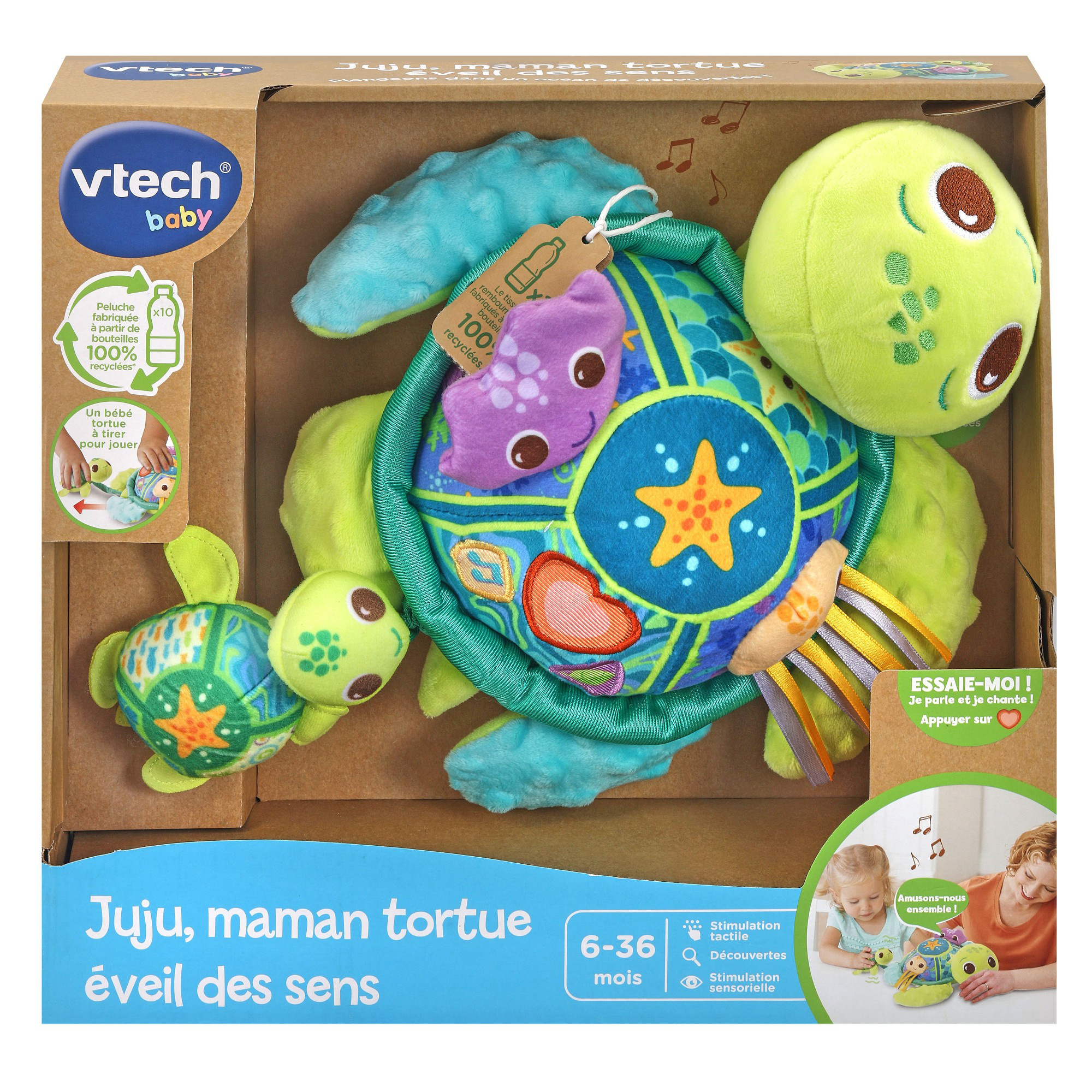 Juju tortue éveil des sens