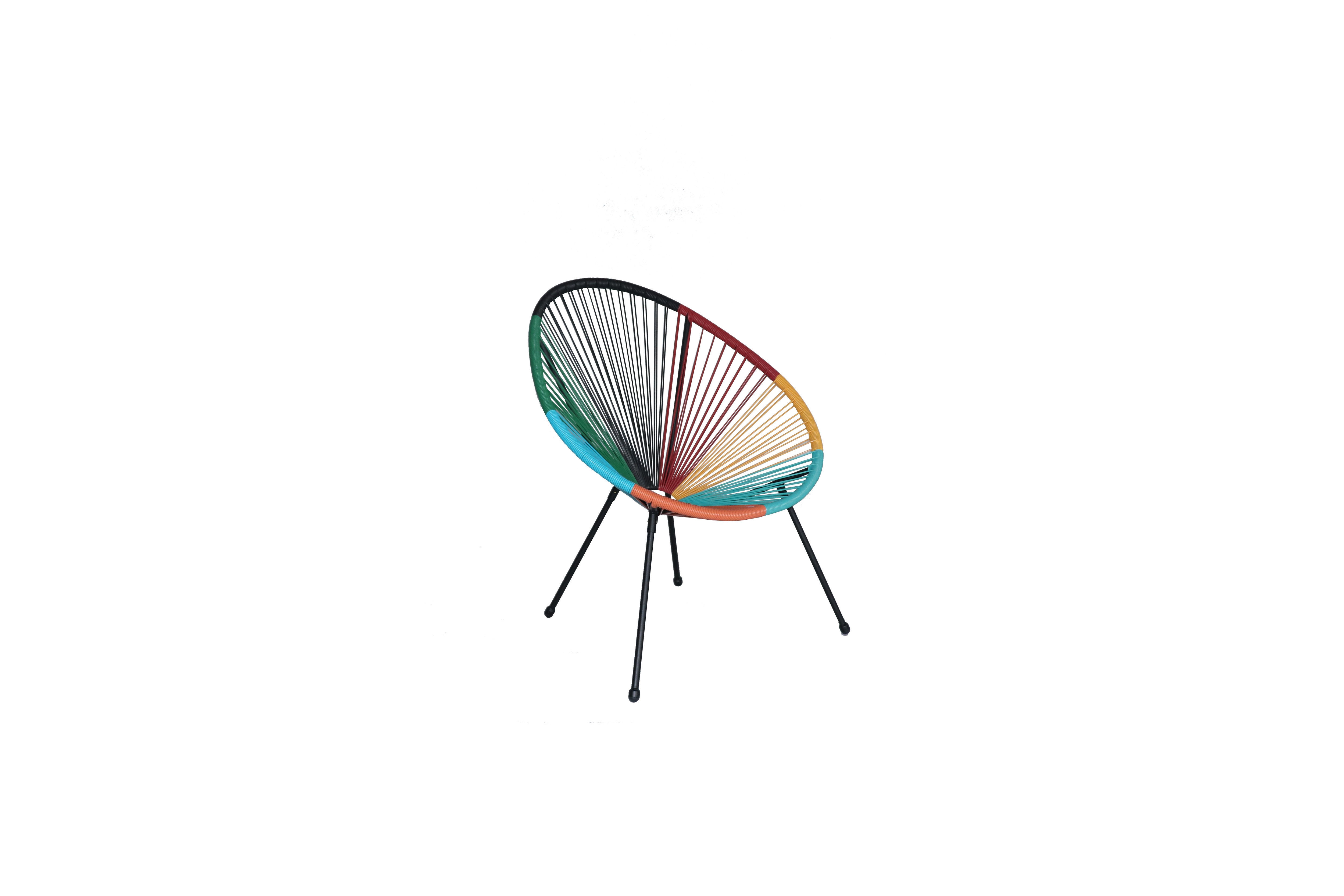 Fauteuil de jardin acapulco arc en ciel